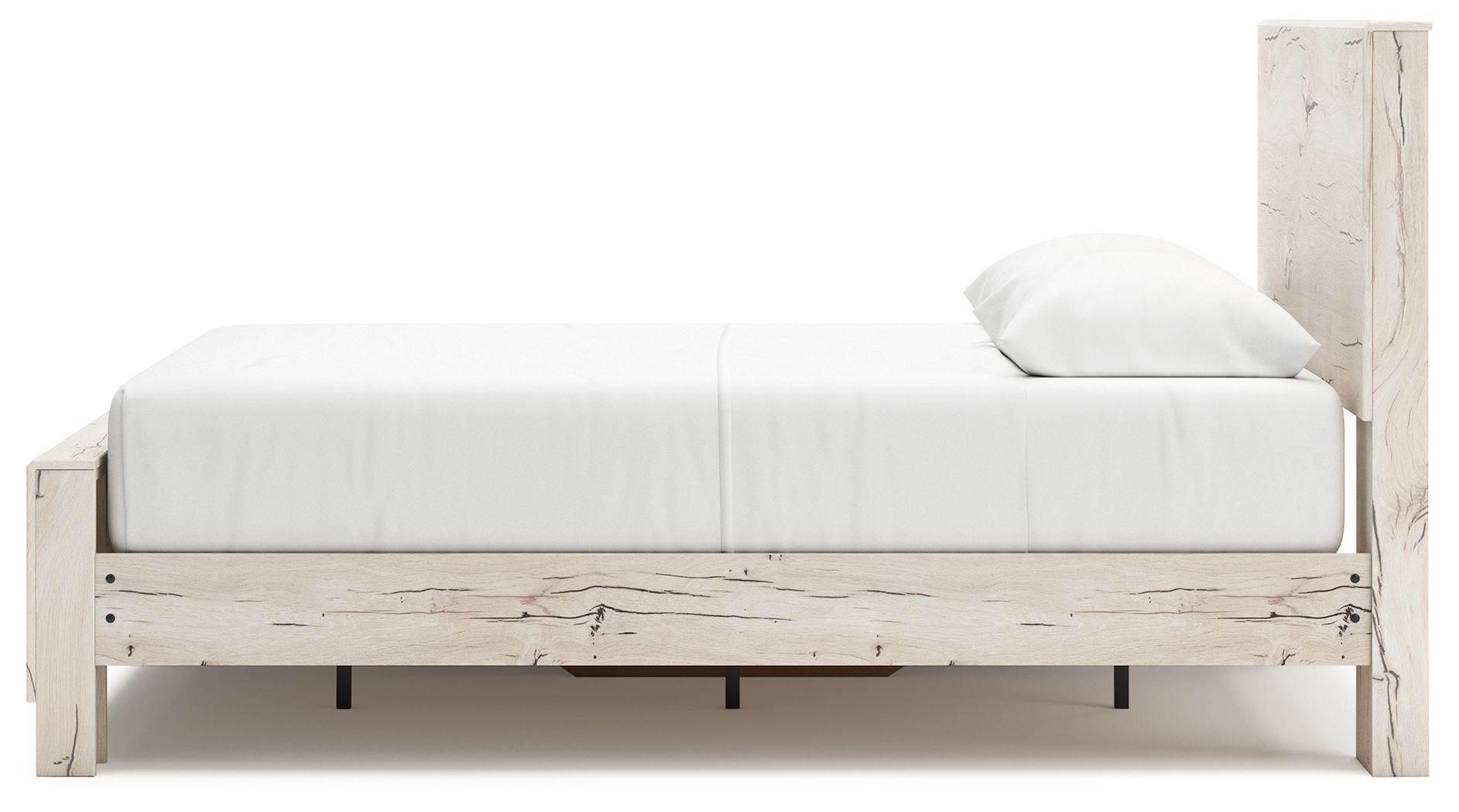 Ashley Furniture Lawroy - Queen Panel Bed With Under Bed Storage - Light Natural - Image 8