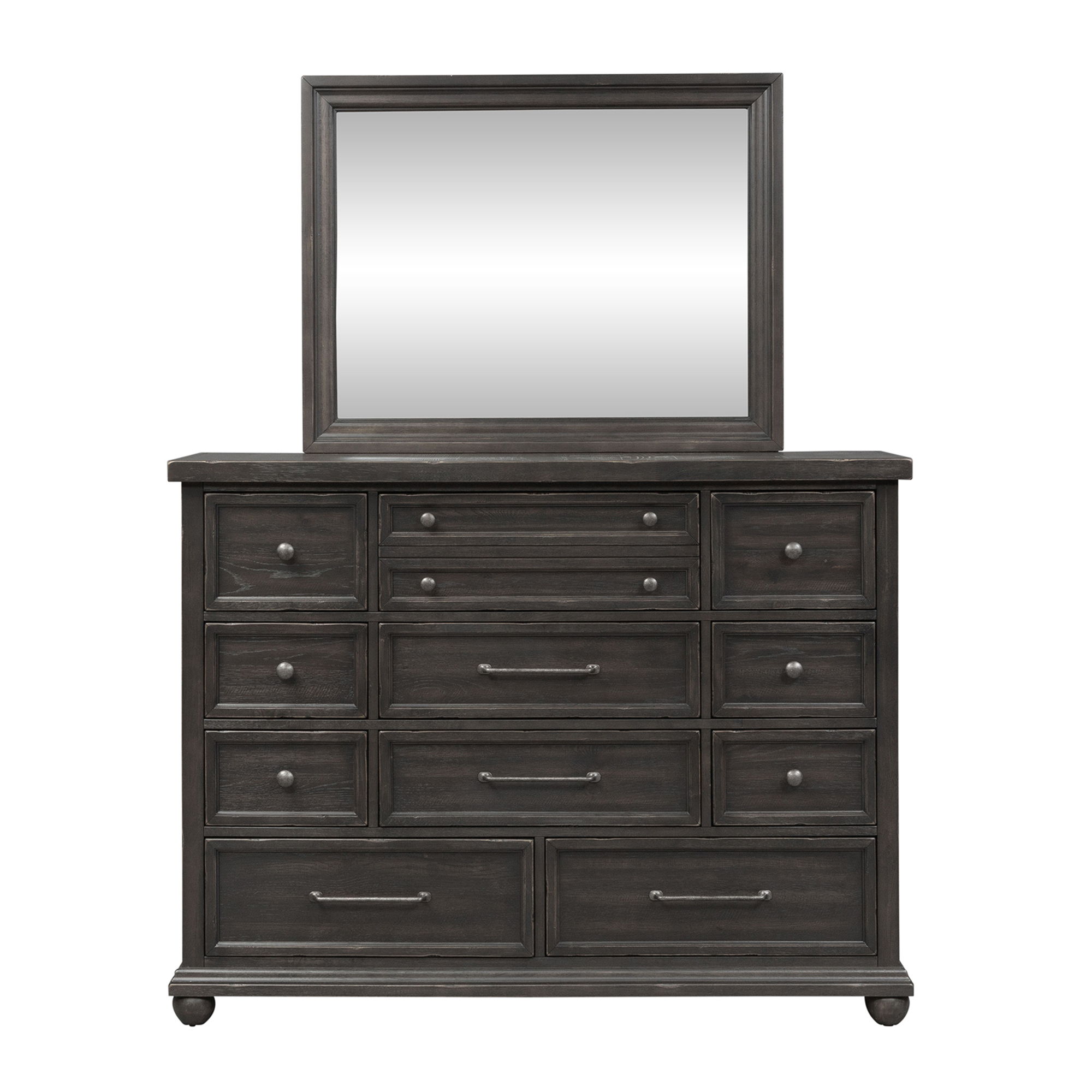 Liberty Furniture Harvest Home - Dresser & Mirror - Black