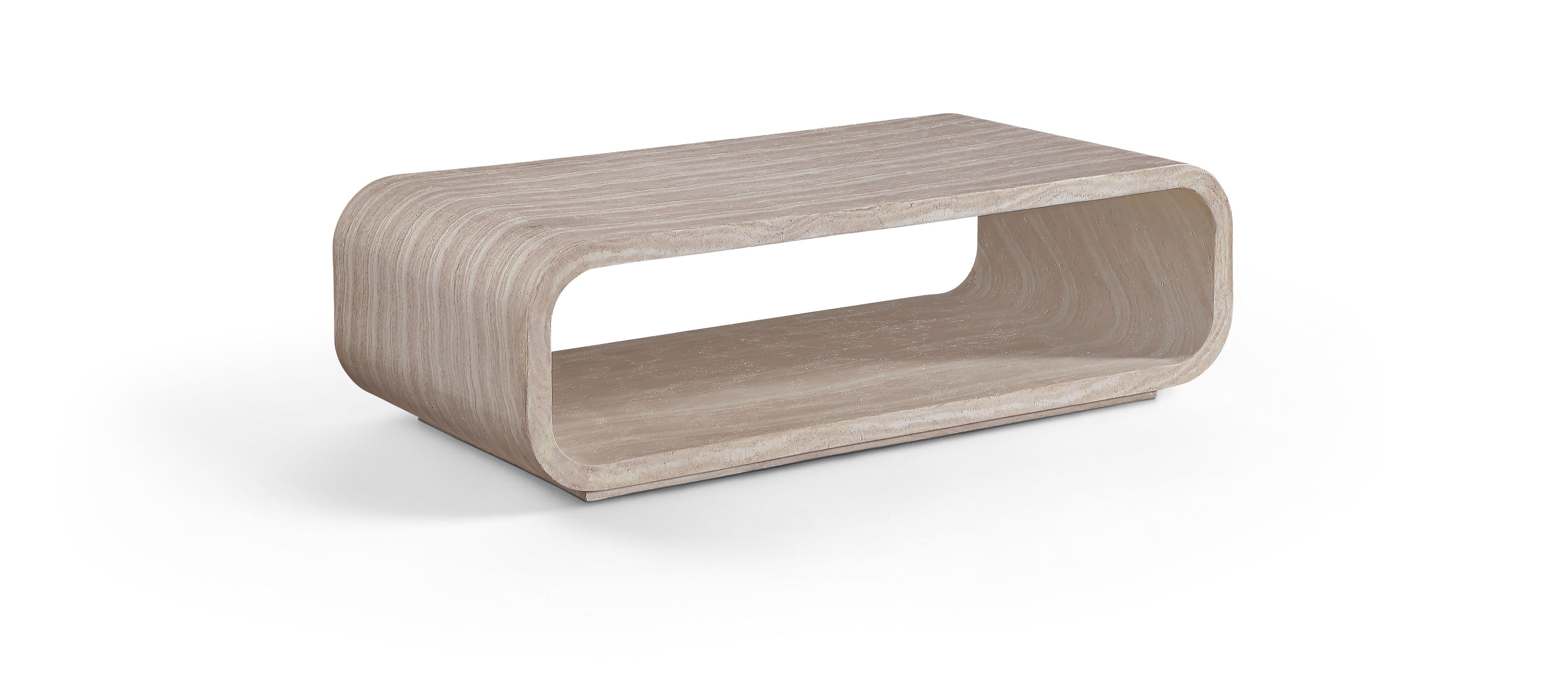 Calix - Indoor/Outdoor Coffee Table - Travertine