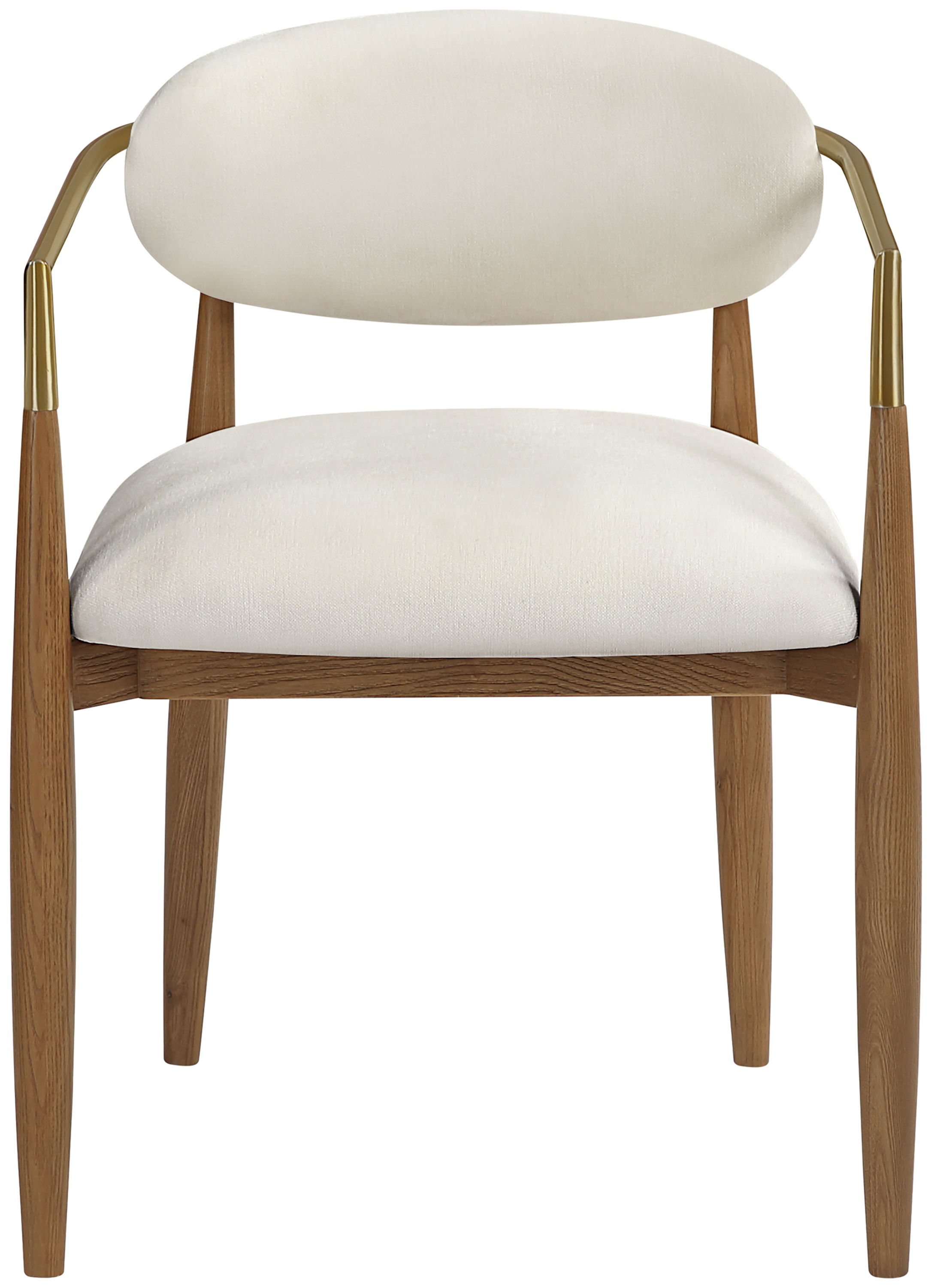 Riccio - Upholstered Dining Arm Chair (Set of 2) - Beige
