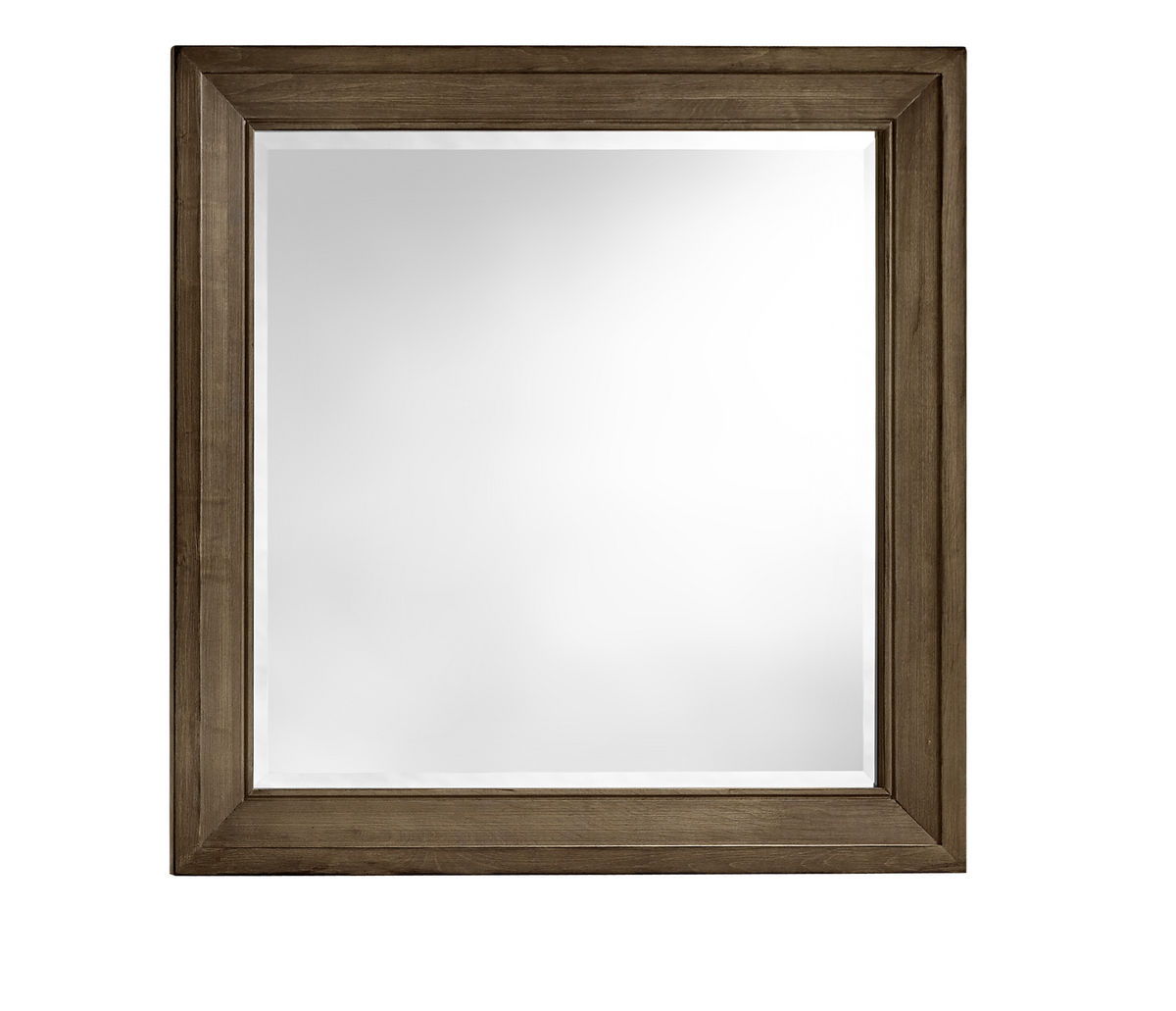 Vaughan-Bassett Maple Road - Landscape Mirror With Beveled Glass - Maple Syrup