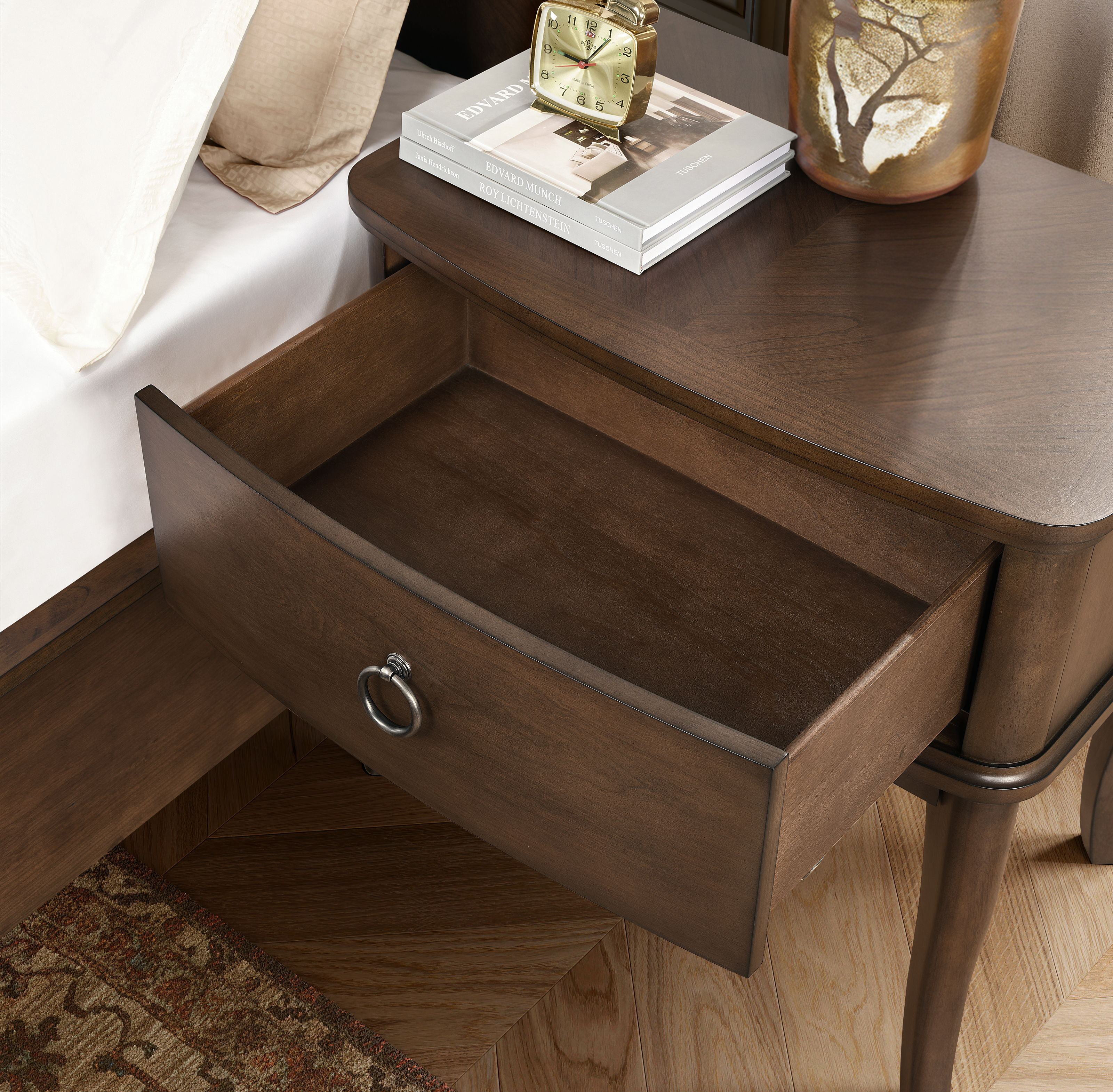 Bellevue - Nightstand - Whiskey Brown, dark brown, view 7
