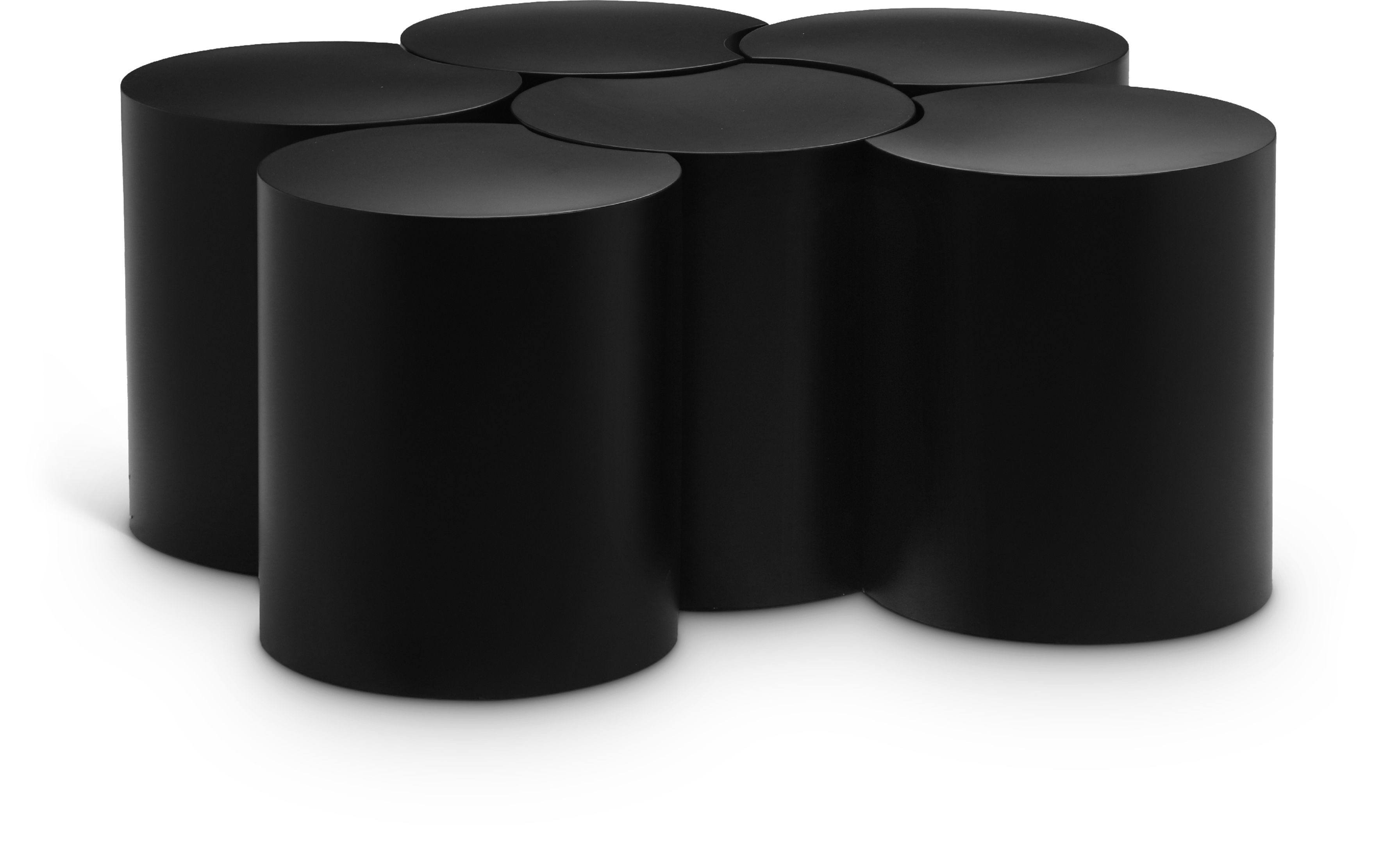 Dimple - 20" 6 Piece Modular Coffee Table - Black