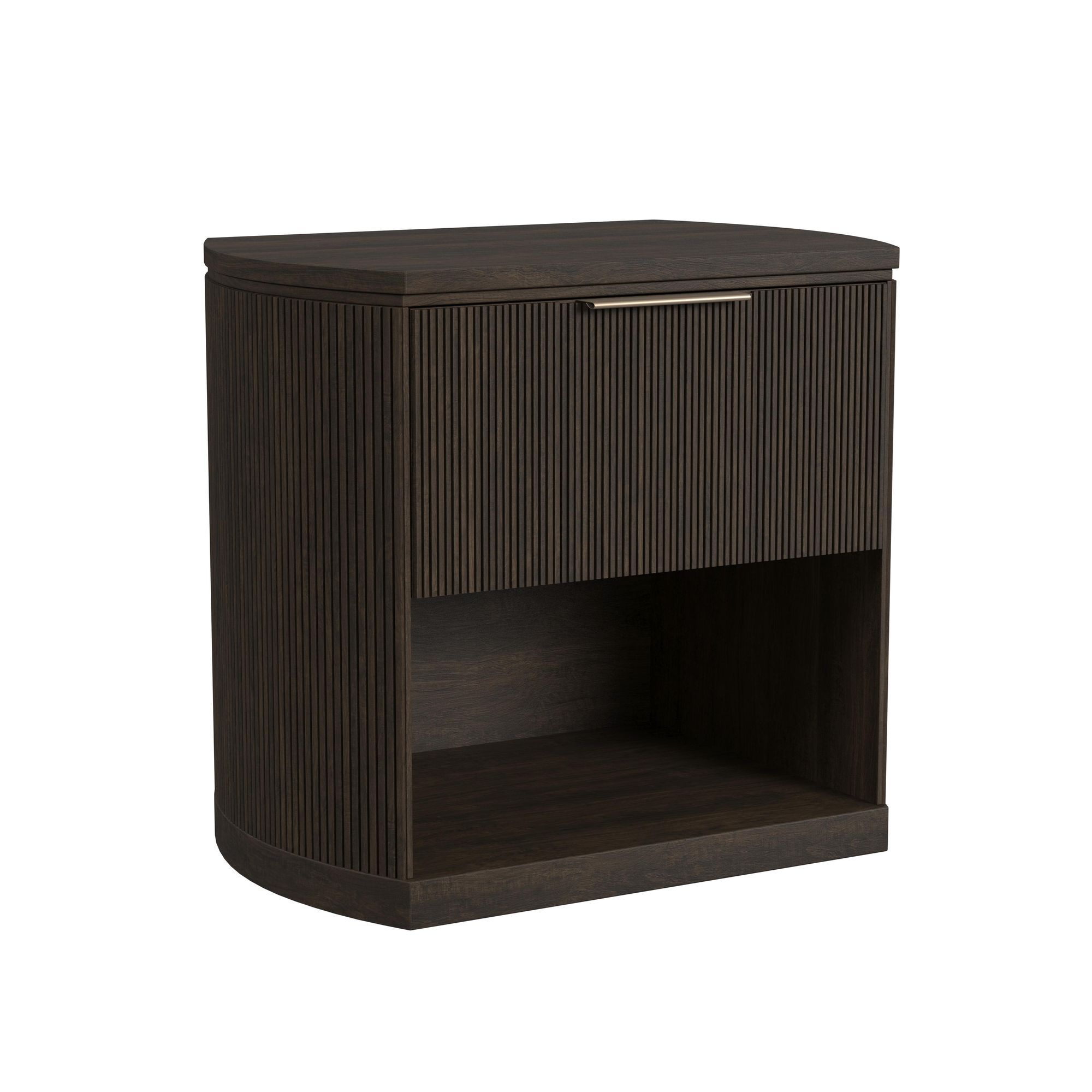 1-Drawer Nightstand With Touch Light LED