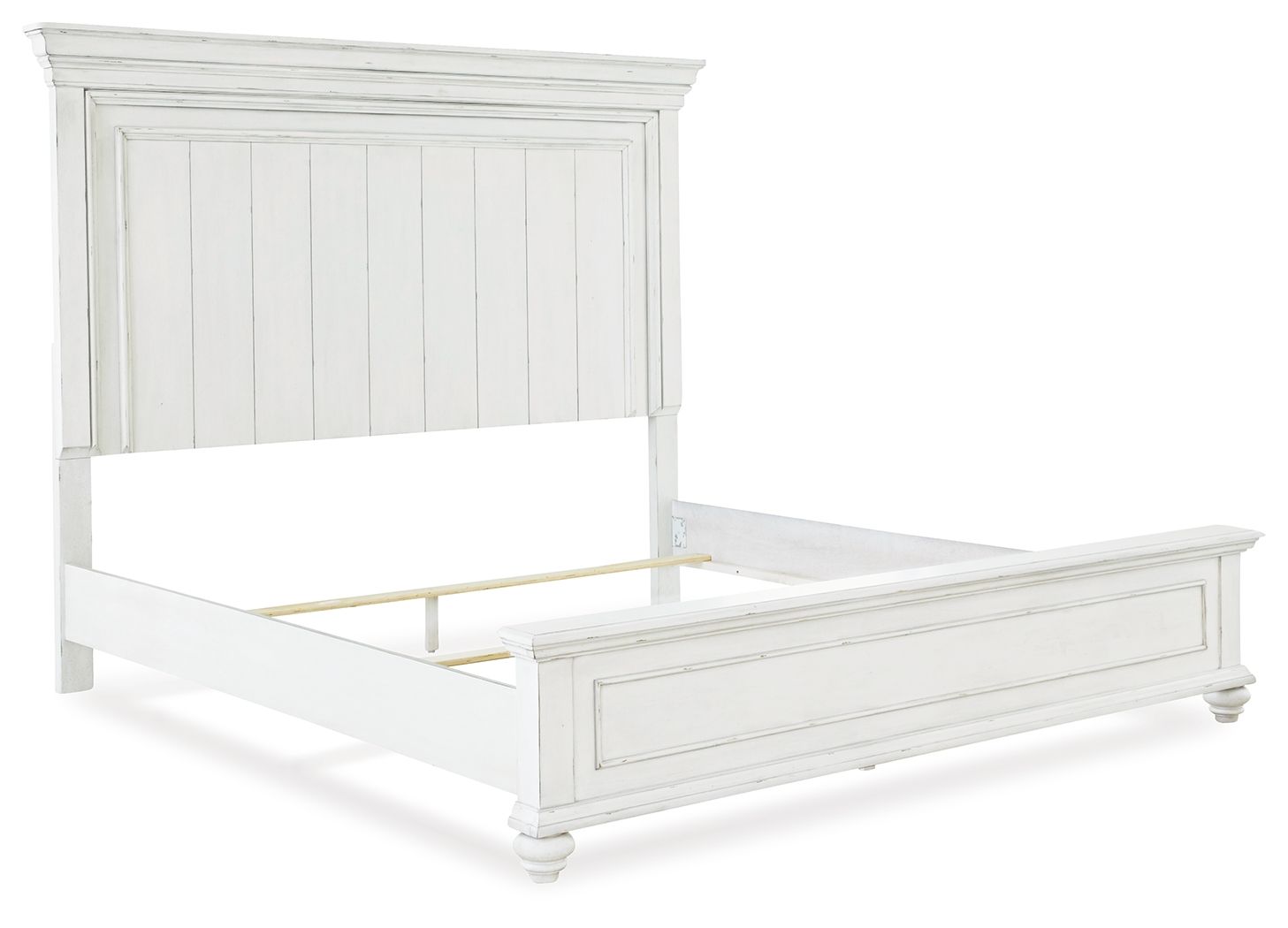 Ashley Furniture Kanwyn - Queen Panel Bed - Whitewash - Image 14