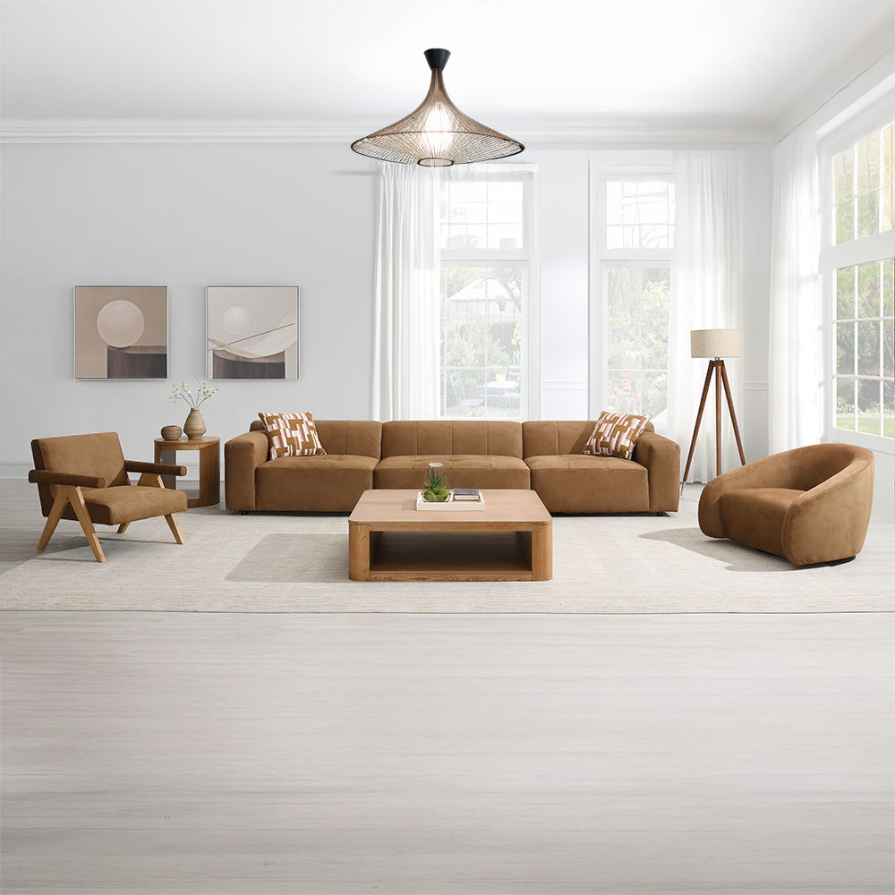 Zoey - Coffee Table - Oak, light brown, view 8
