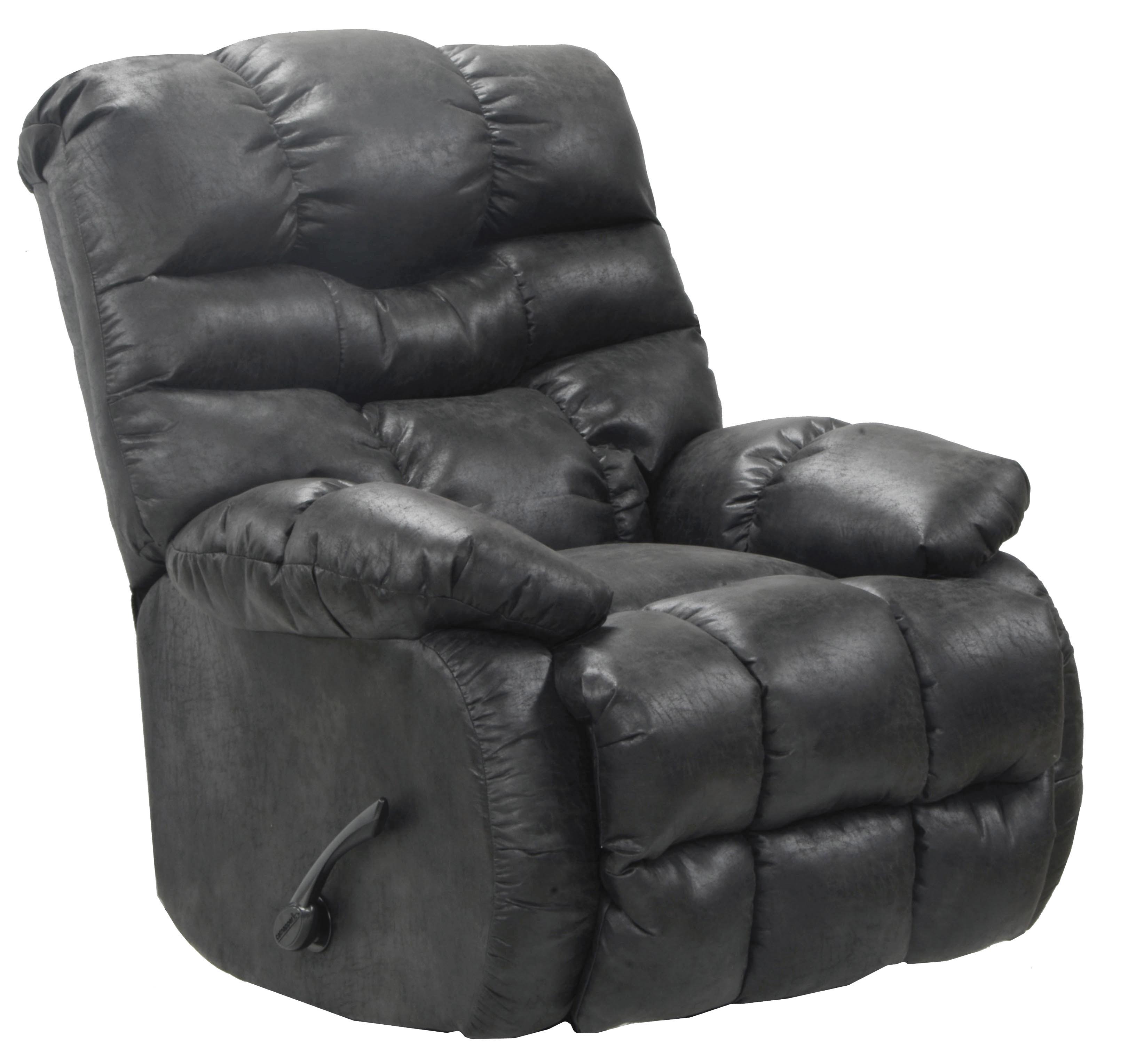 Berman - Chaise Rocker Recliner - Steel