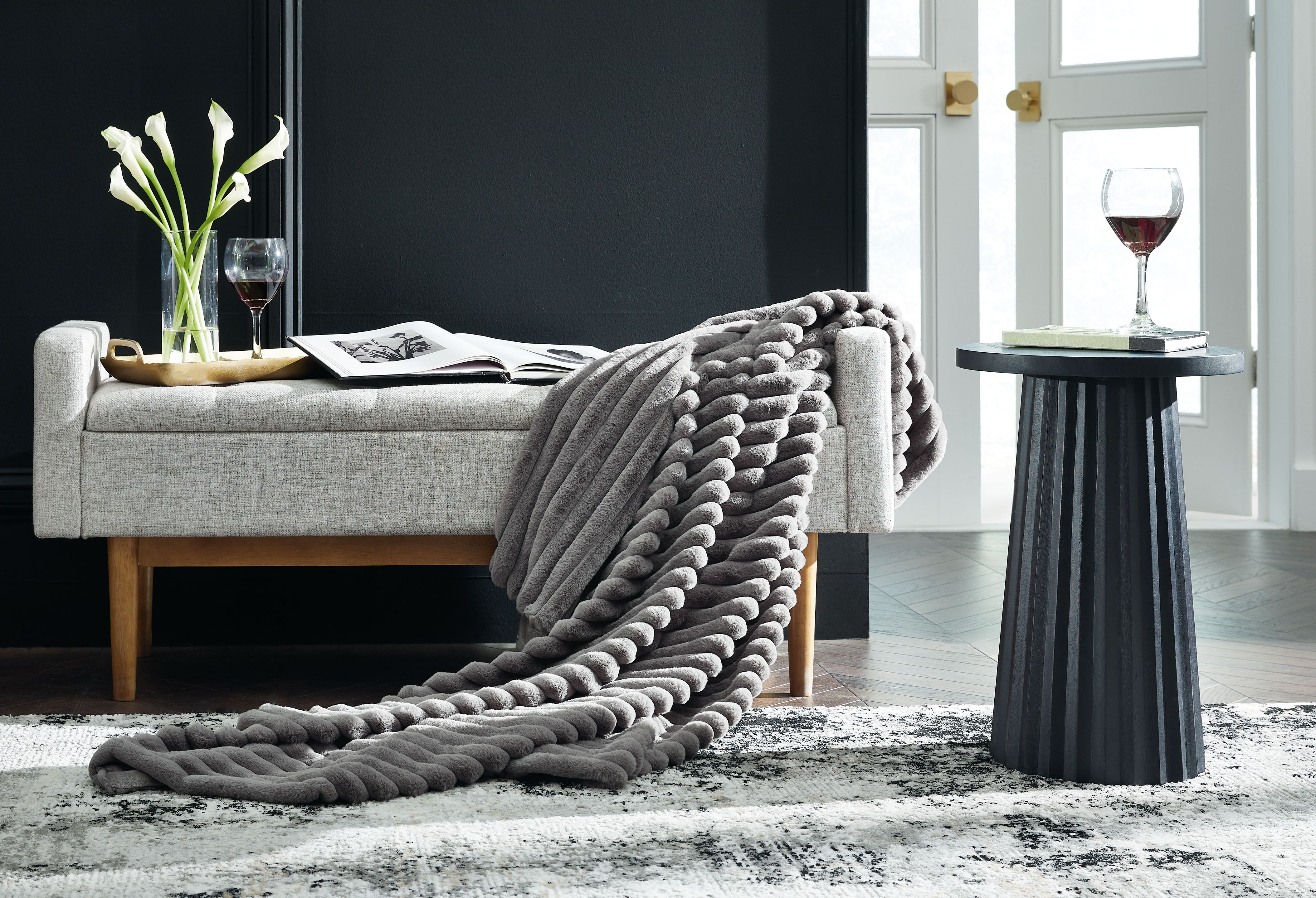 Alsonwell - Throw (Set of 3) - Gray