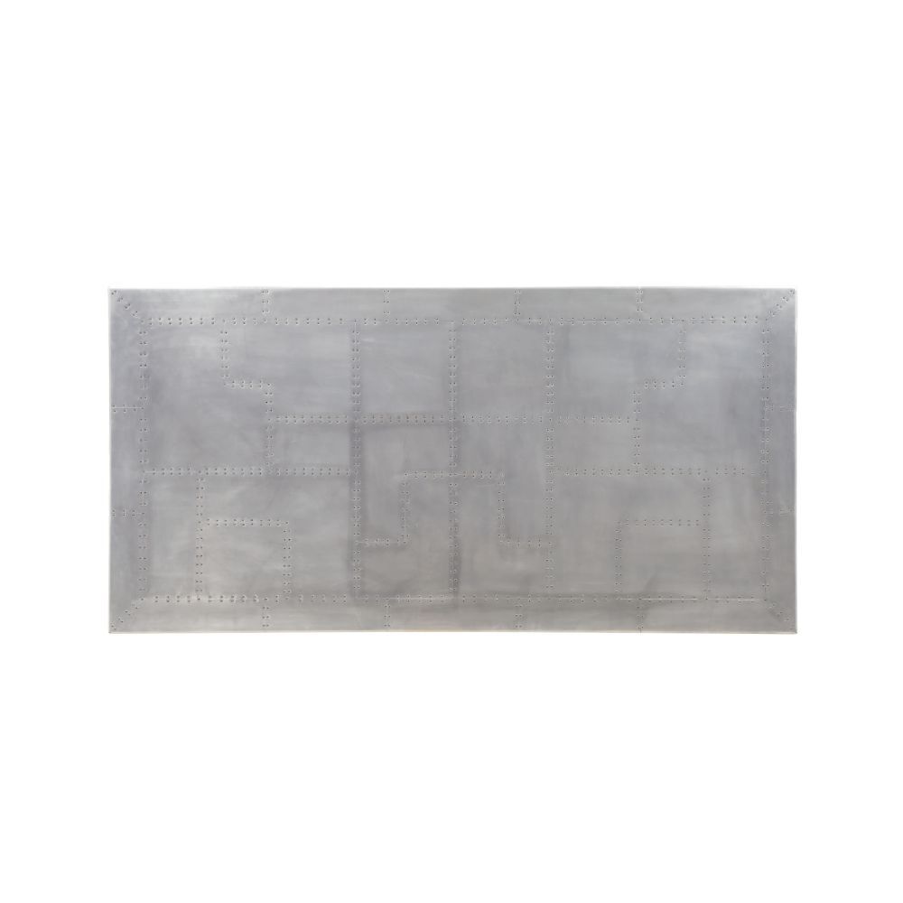 Kaylia - Dining Table - Aluminum & Gunmetal, silver, view 3