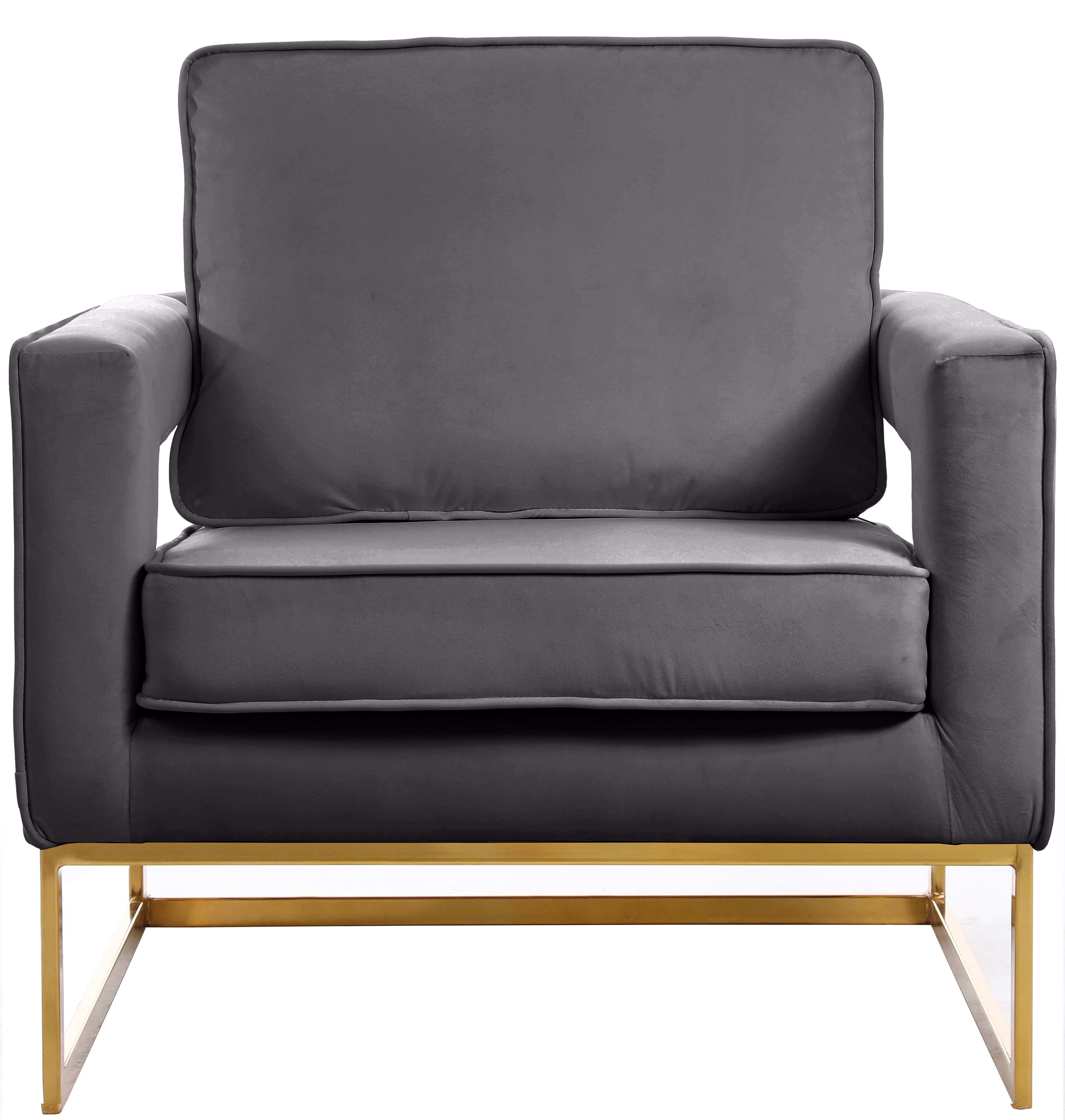 Noah - Fabric Accent Chair - Gray