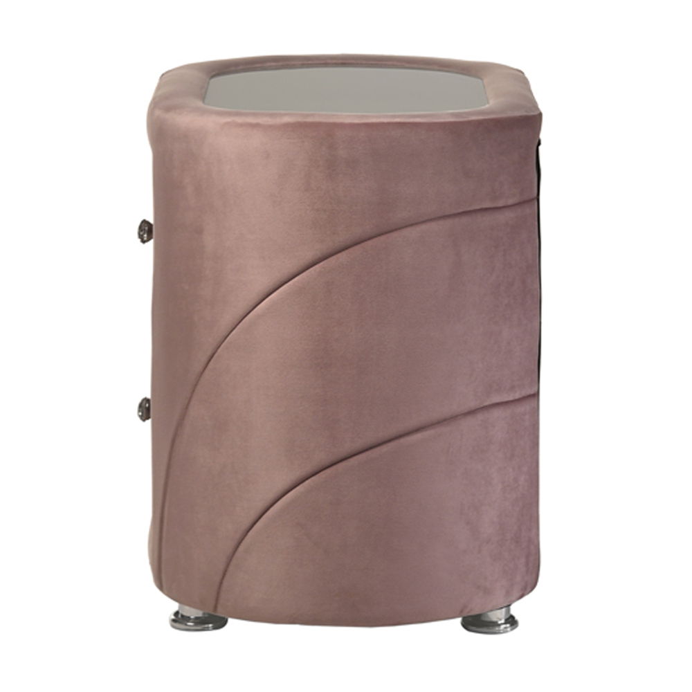 Salonia - Nightstand - Pink Velvet, pink, view 4