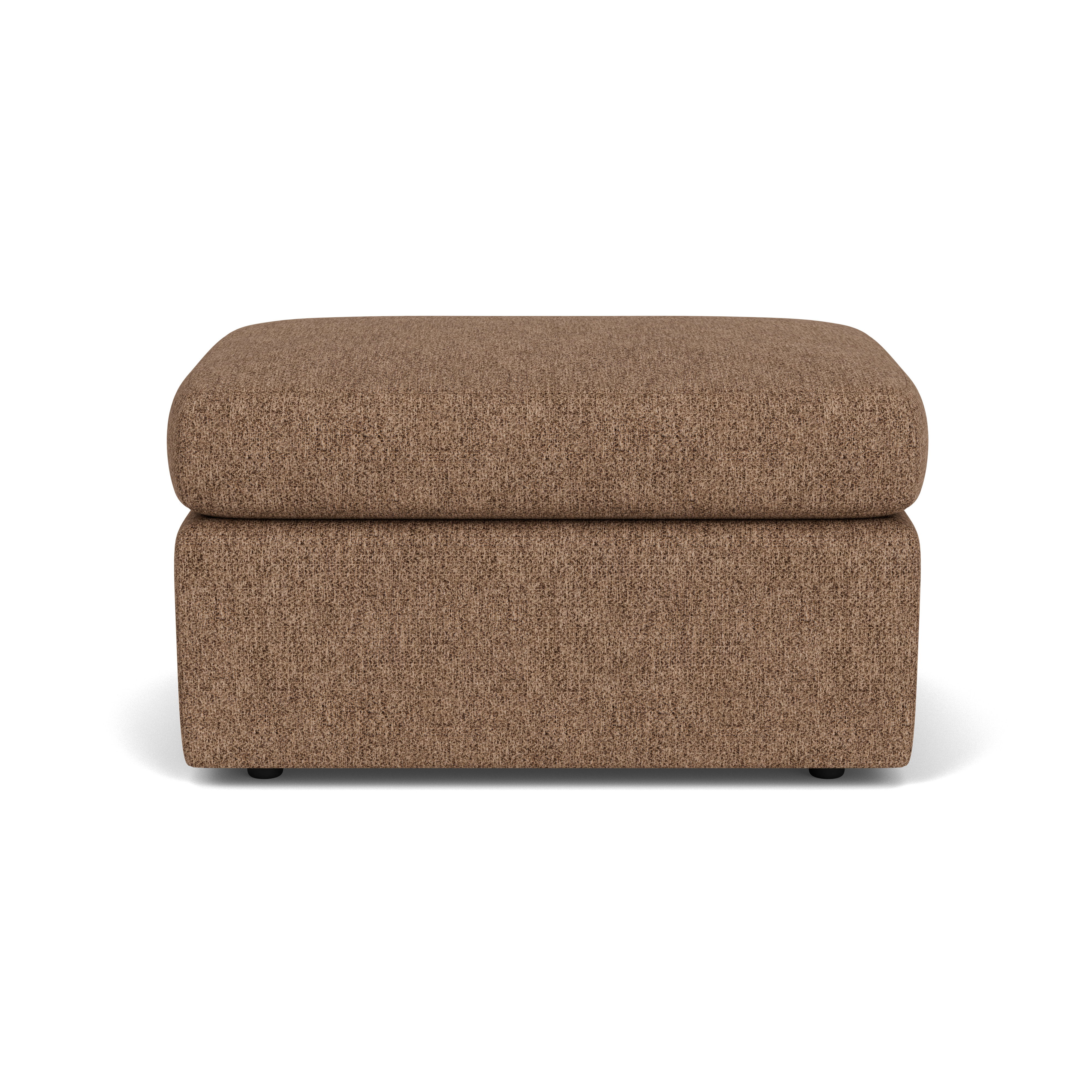 Sky - Fabric Ottoman, light gray, view 5