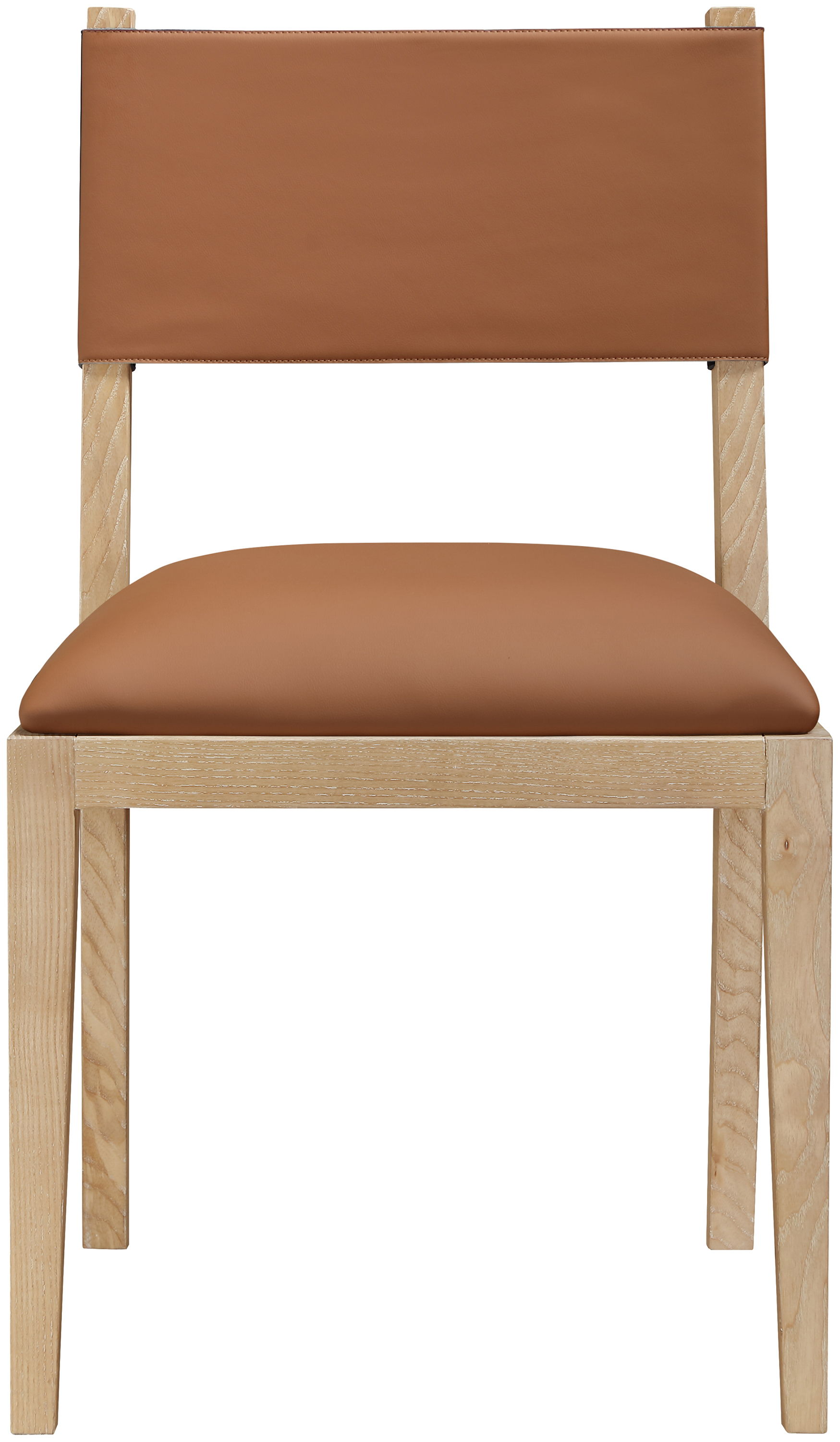 Avon - Vegan Leather Dining Side Chair (Set of 2) - Cognac