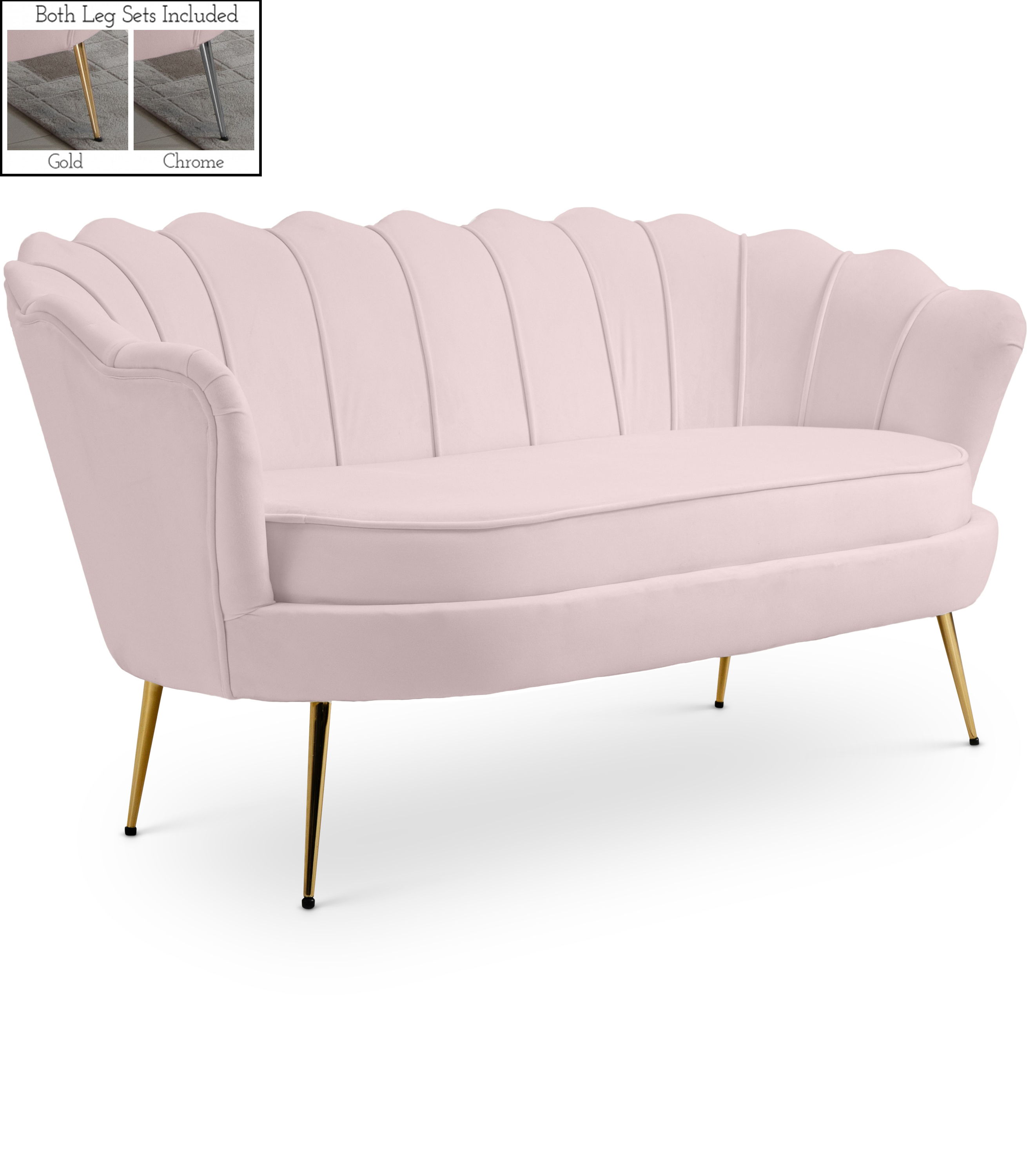 Gardenia - Loveseat - Pink