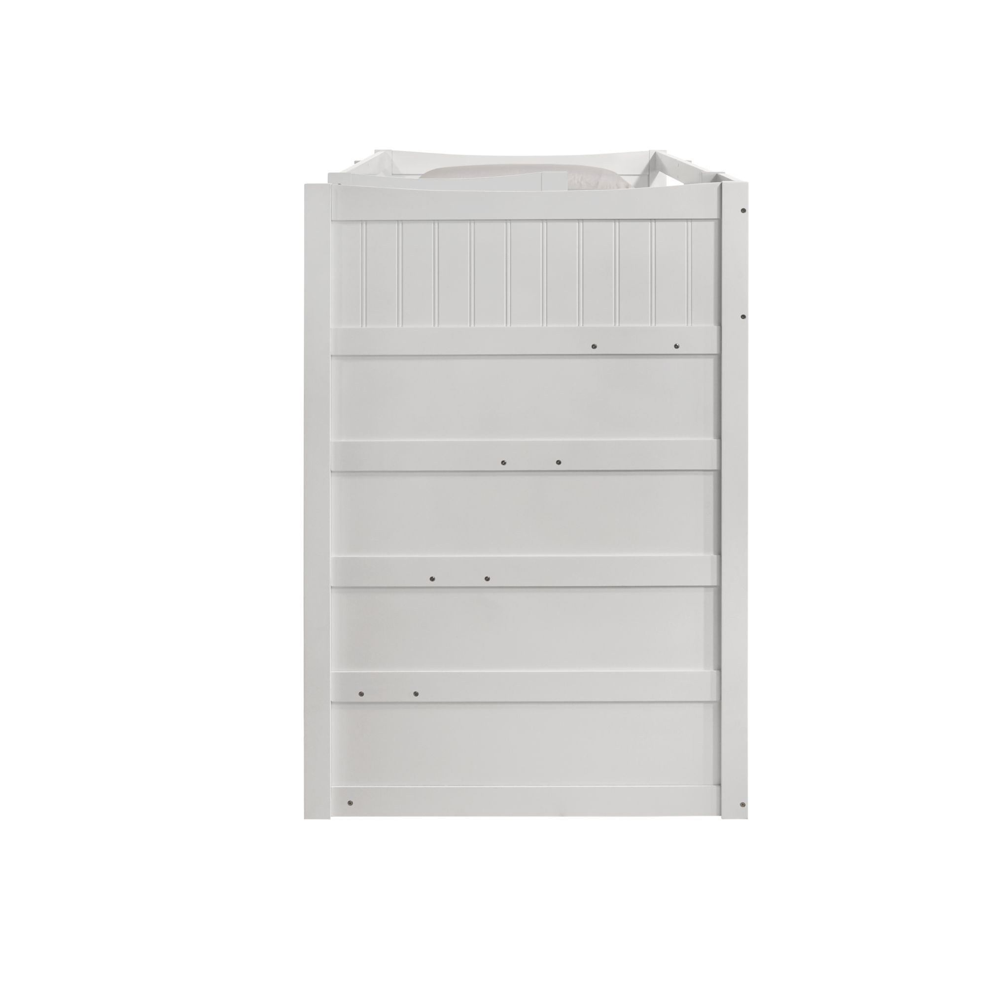 Sami - Twin Over Twin Step Bunk With Right Headboard - White