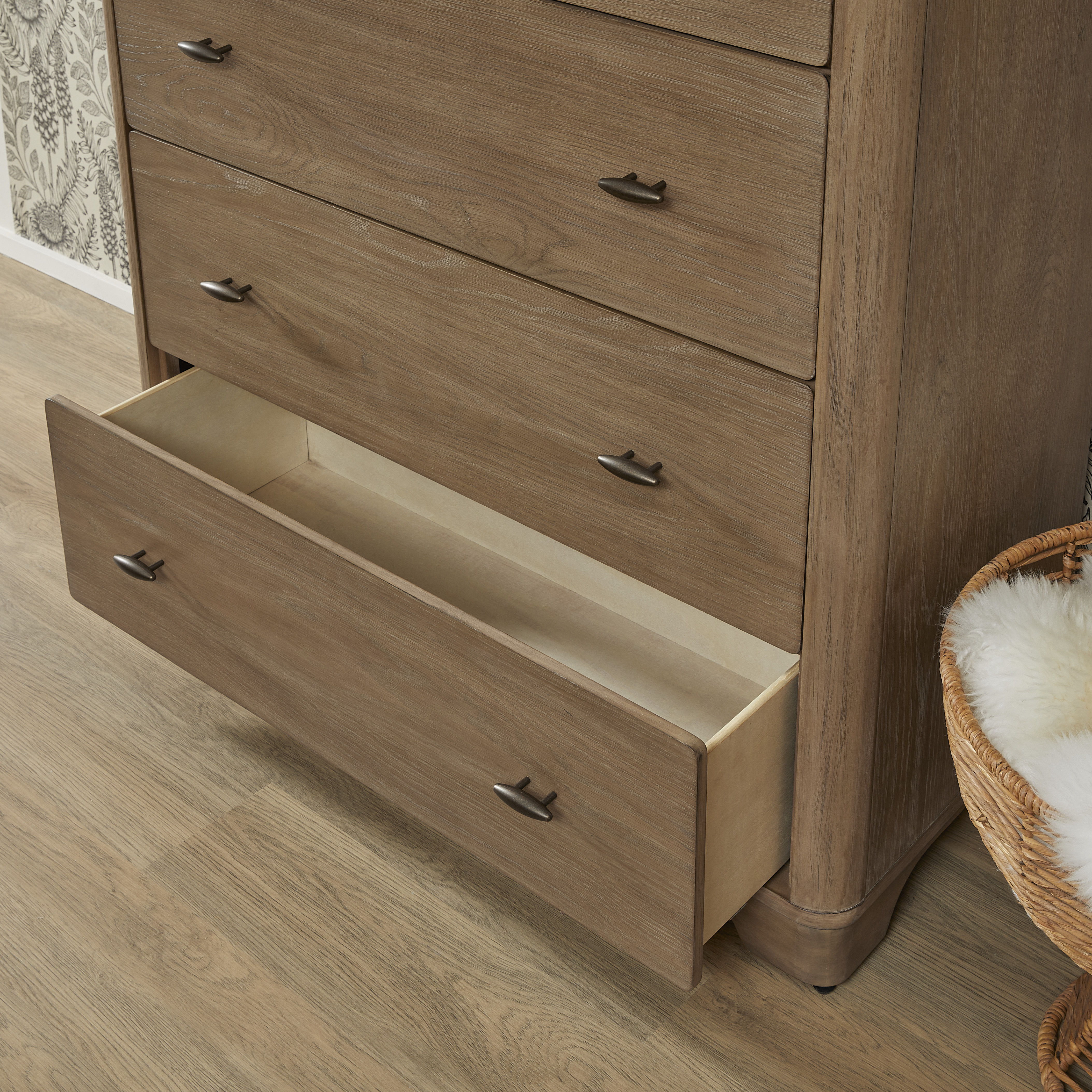 Normandy - Drawer Chest - Light Brown, light brown, view 6