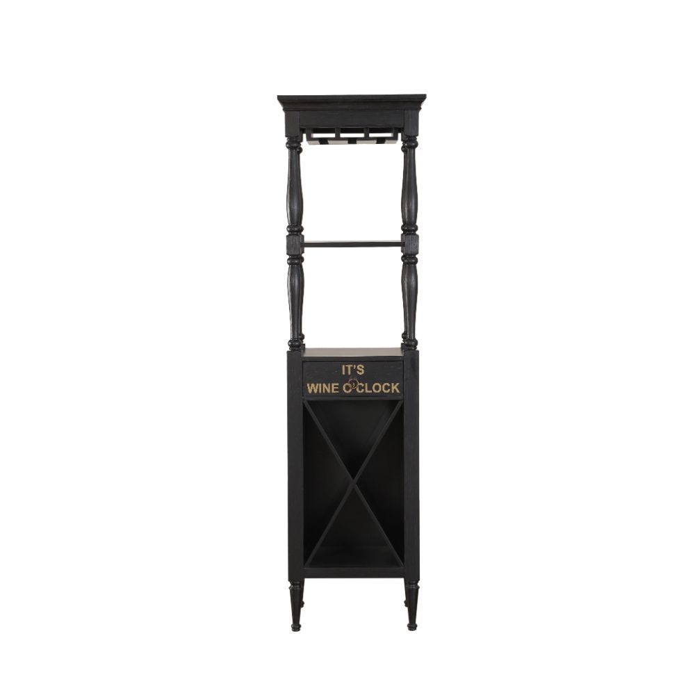 Anthony - Wine Cabinet - Black, black, view 2