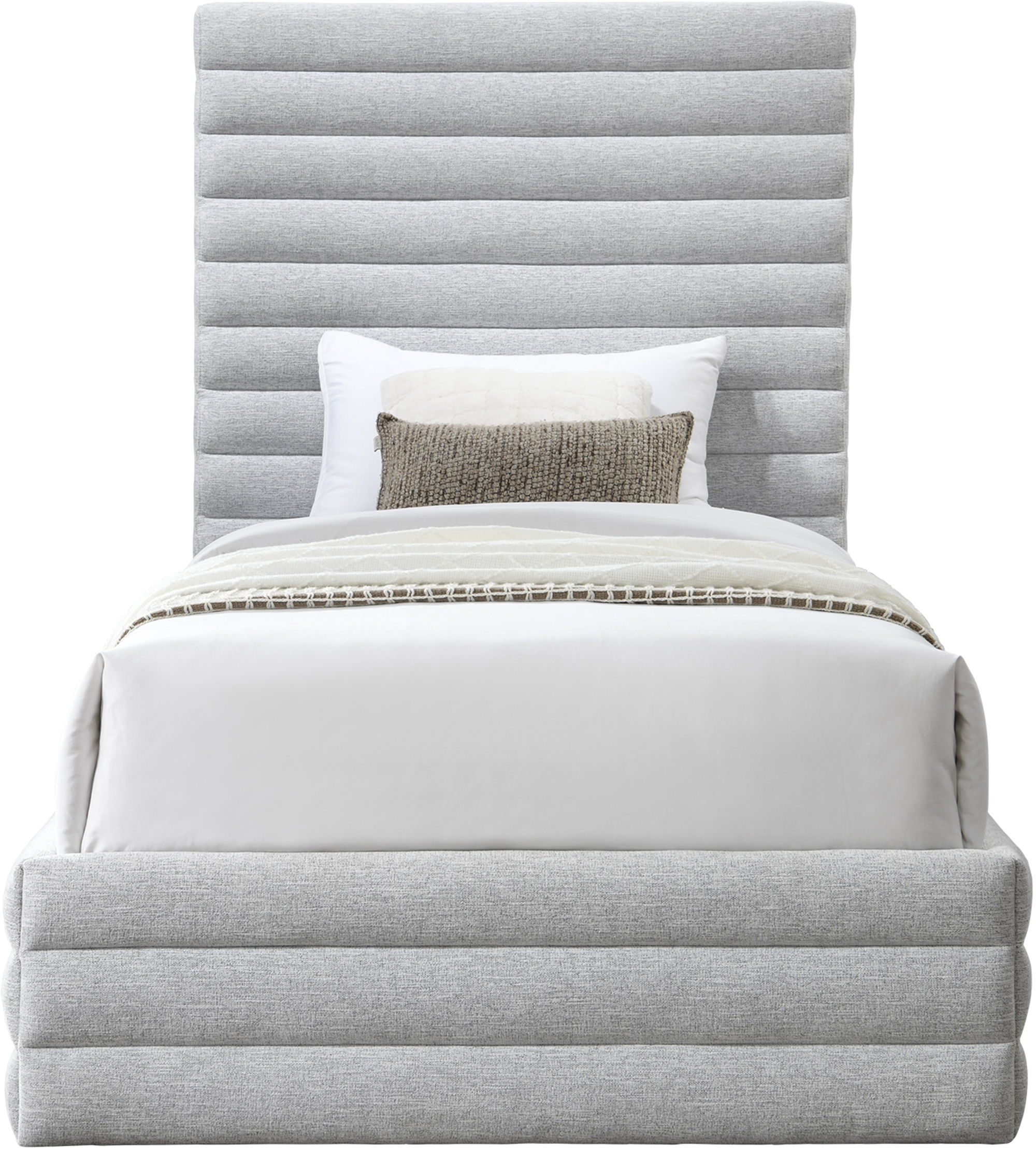 Maxwell - Twin Bed - Gray