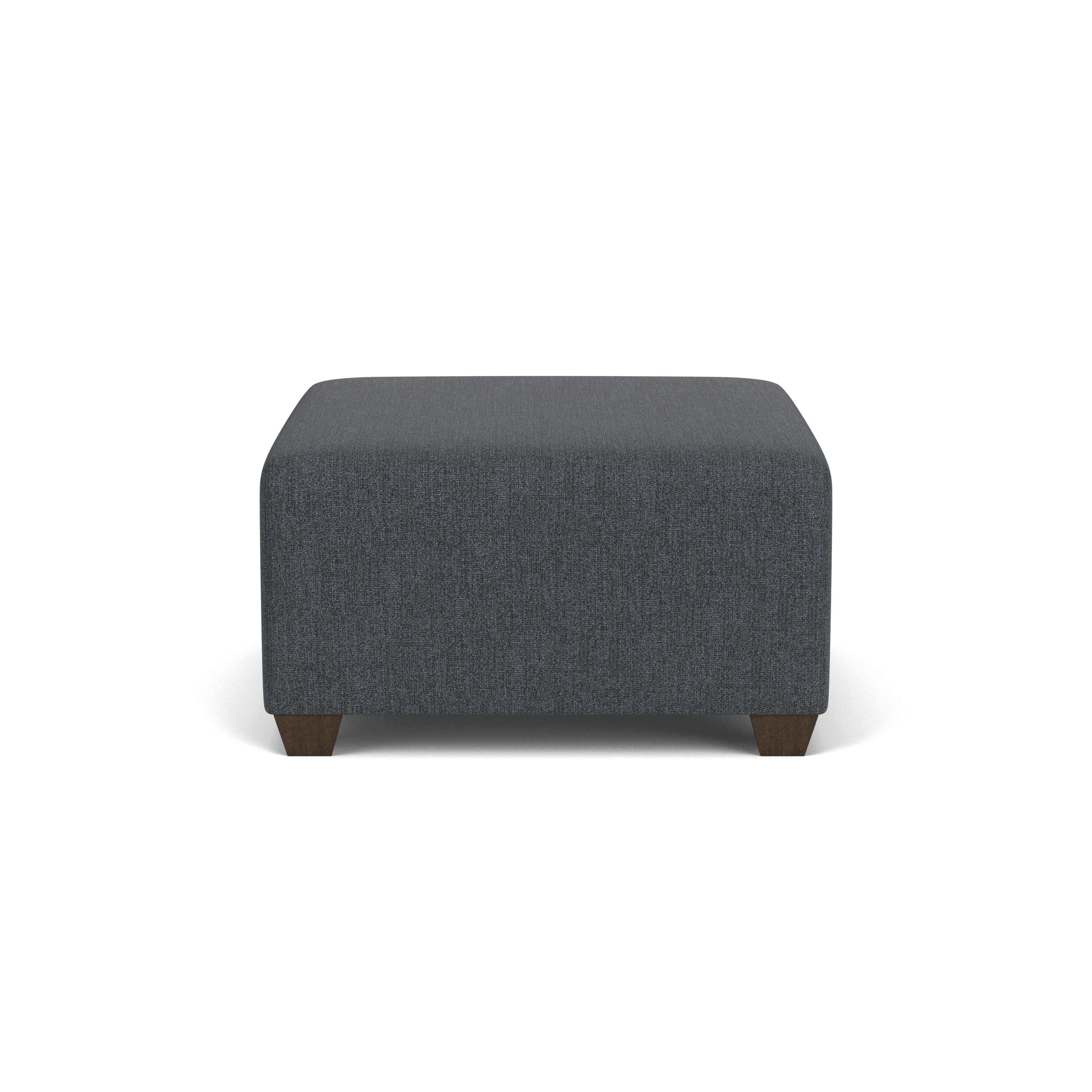 Freedom - Fabric Square Cocktail Ottoman, gray, view 4
