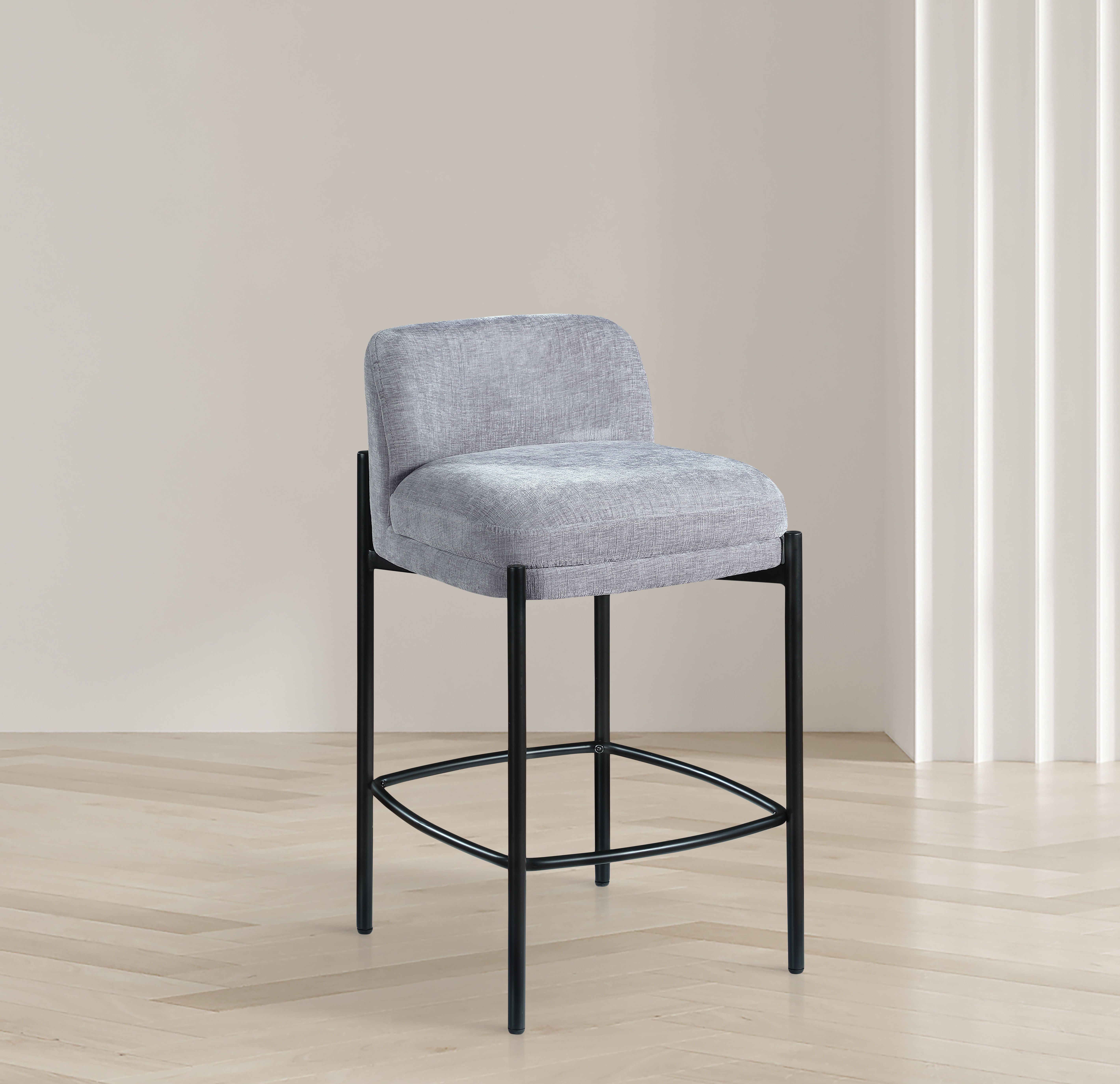 Burton - Stool (Set of 2) - Gray