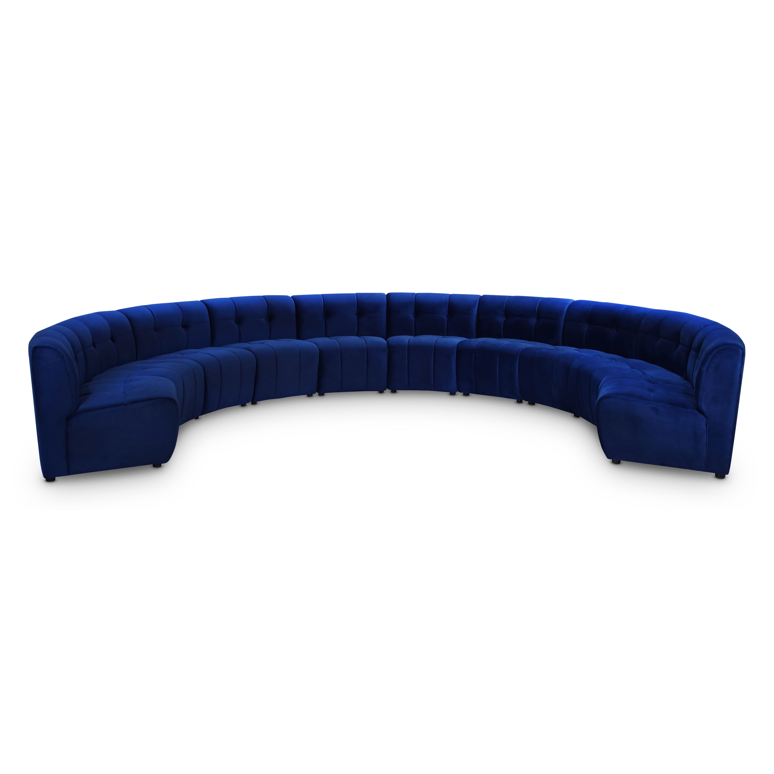 Limitless - 10 Piece Modular Sectional - Navy