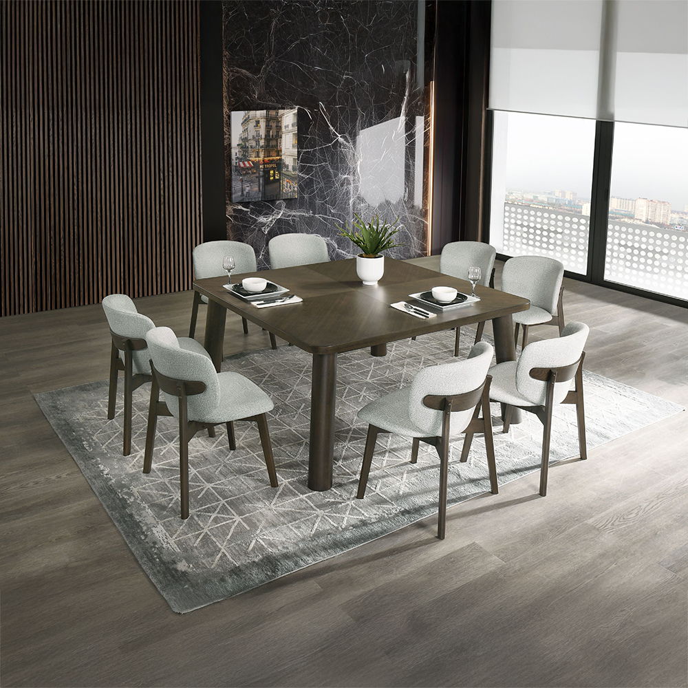 Mallin - Dining Table - Walnut, dark brown, view 6
