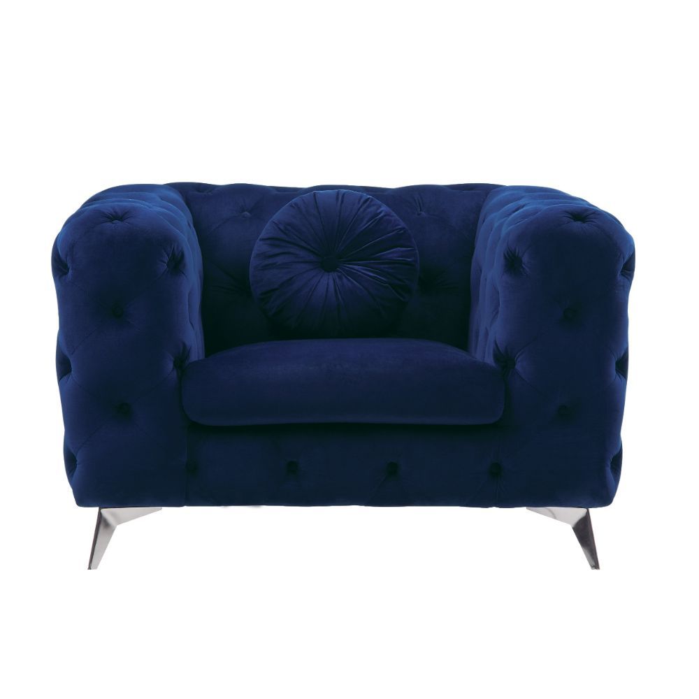 Atronia - Chair - Blue Velvet, blue, view 5
