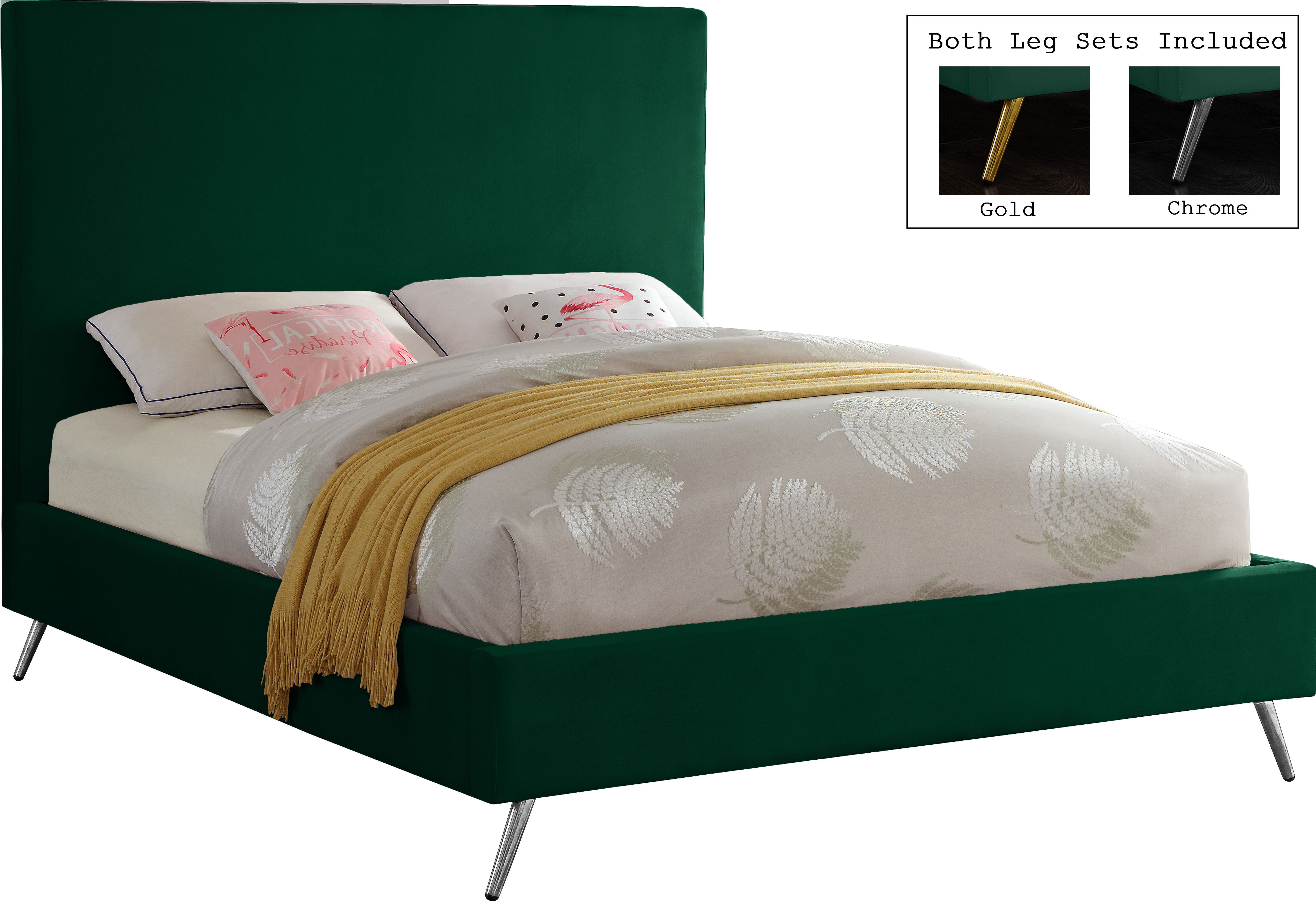 Jasmine - Queen Bed - Green