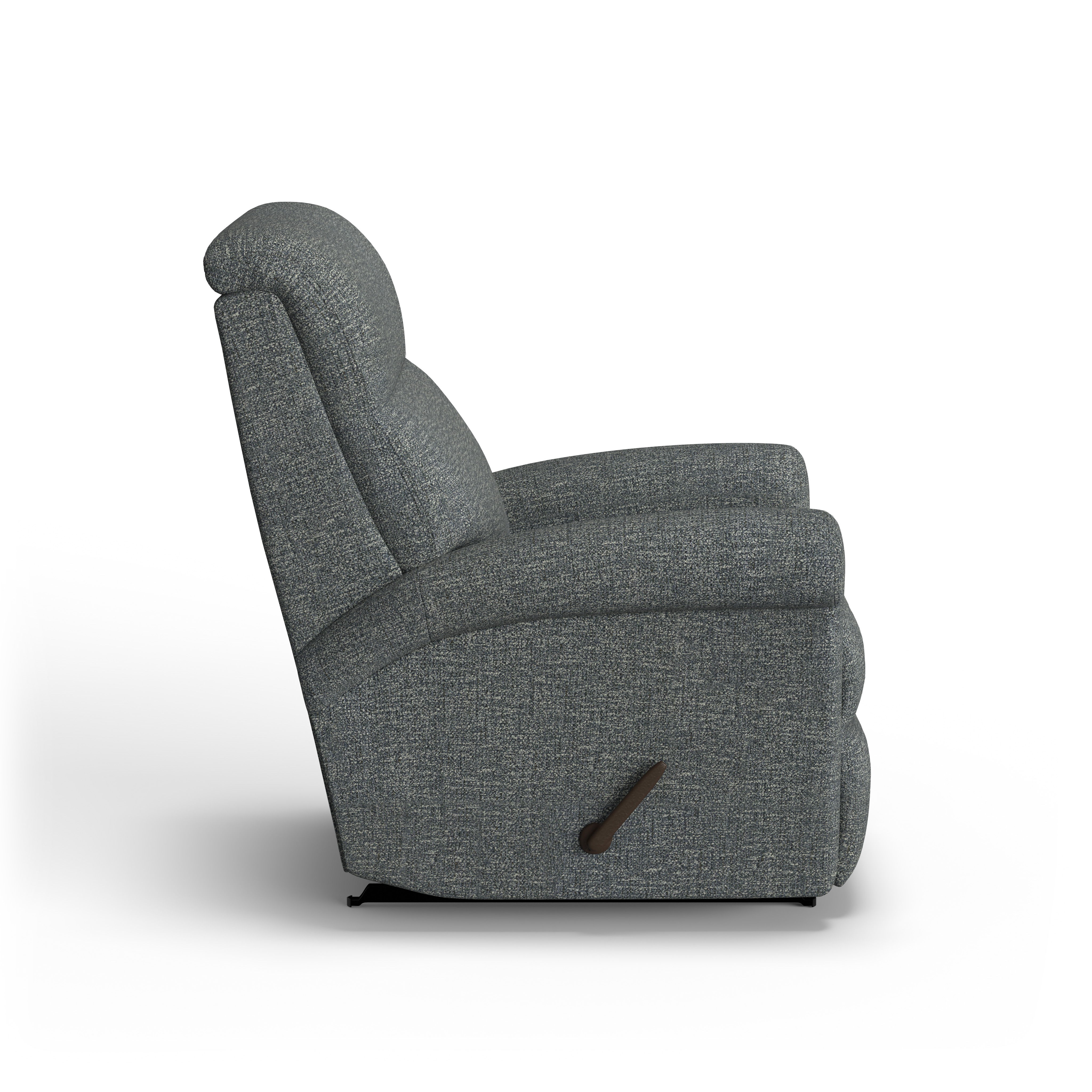 Davis - Transitional Fabric Recliner, gray, view 6