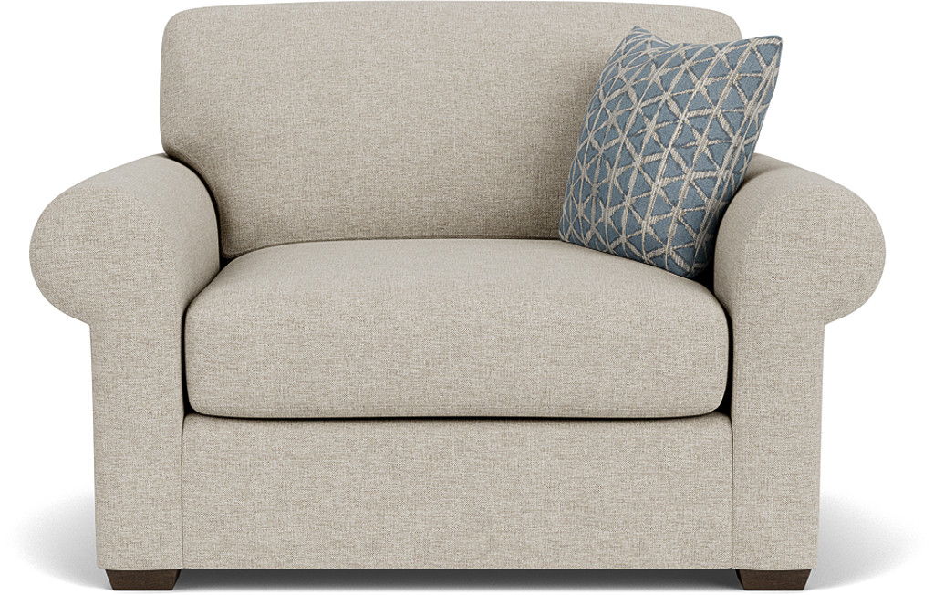 Randall - Fabric Chair, white, view 6