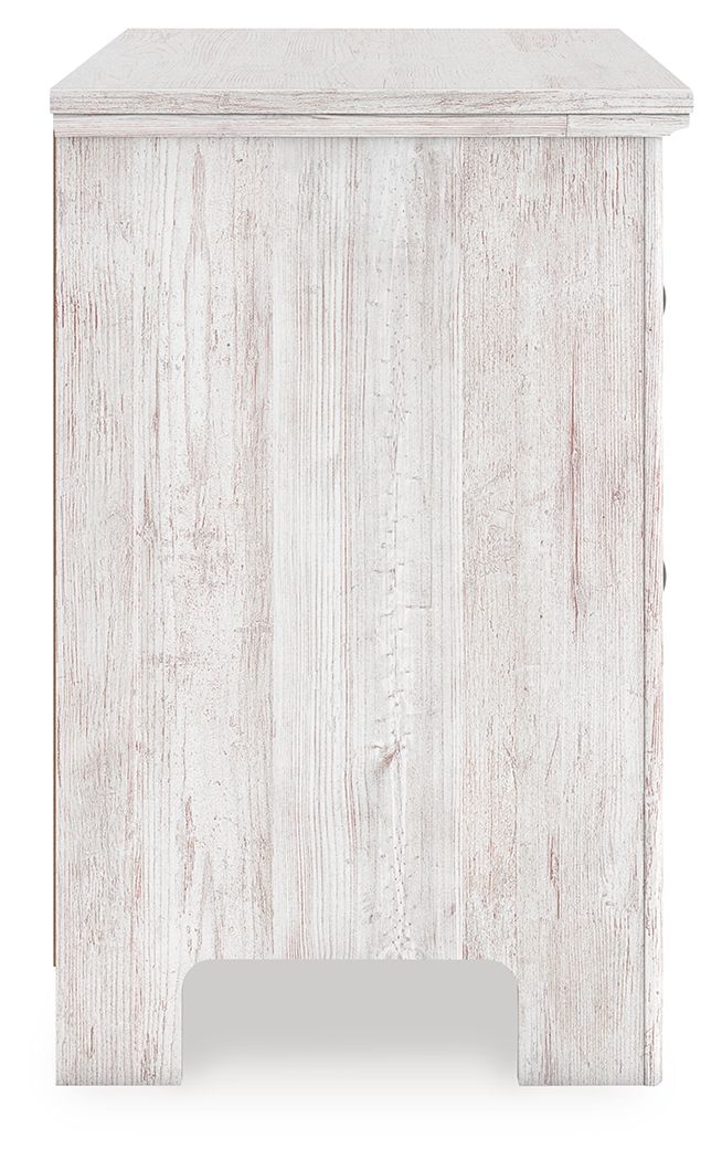 Ashley Furniture Makidern - Two Drawer Night Stand - Whitewash - Image 8