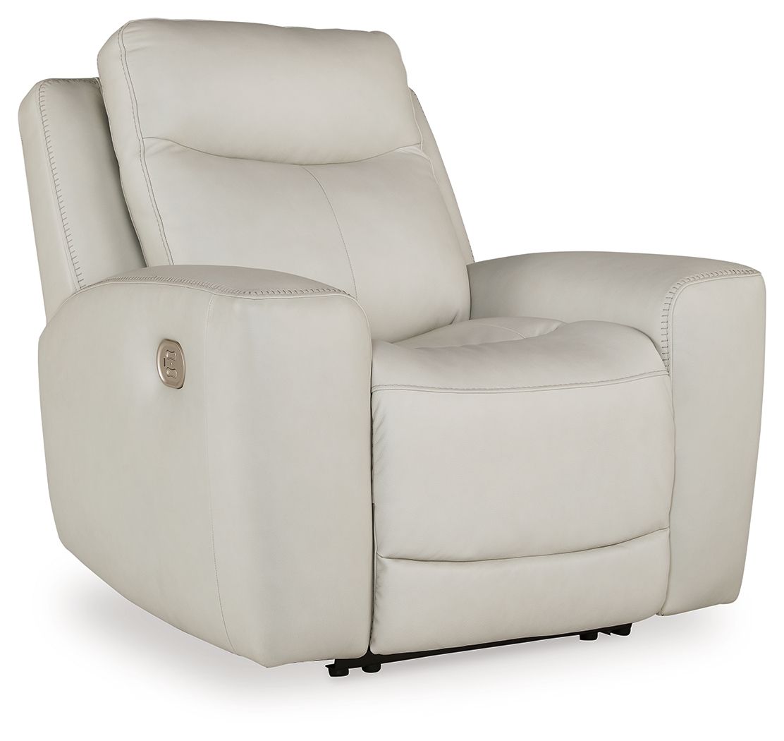 Ashley Mindanao PWR Recliner/ADJ Headrest - Coconut