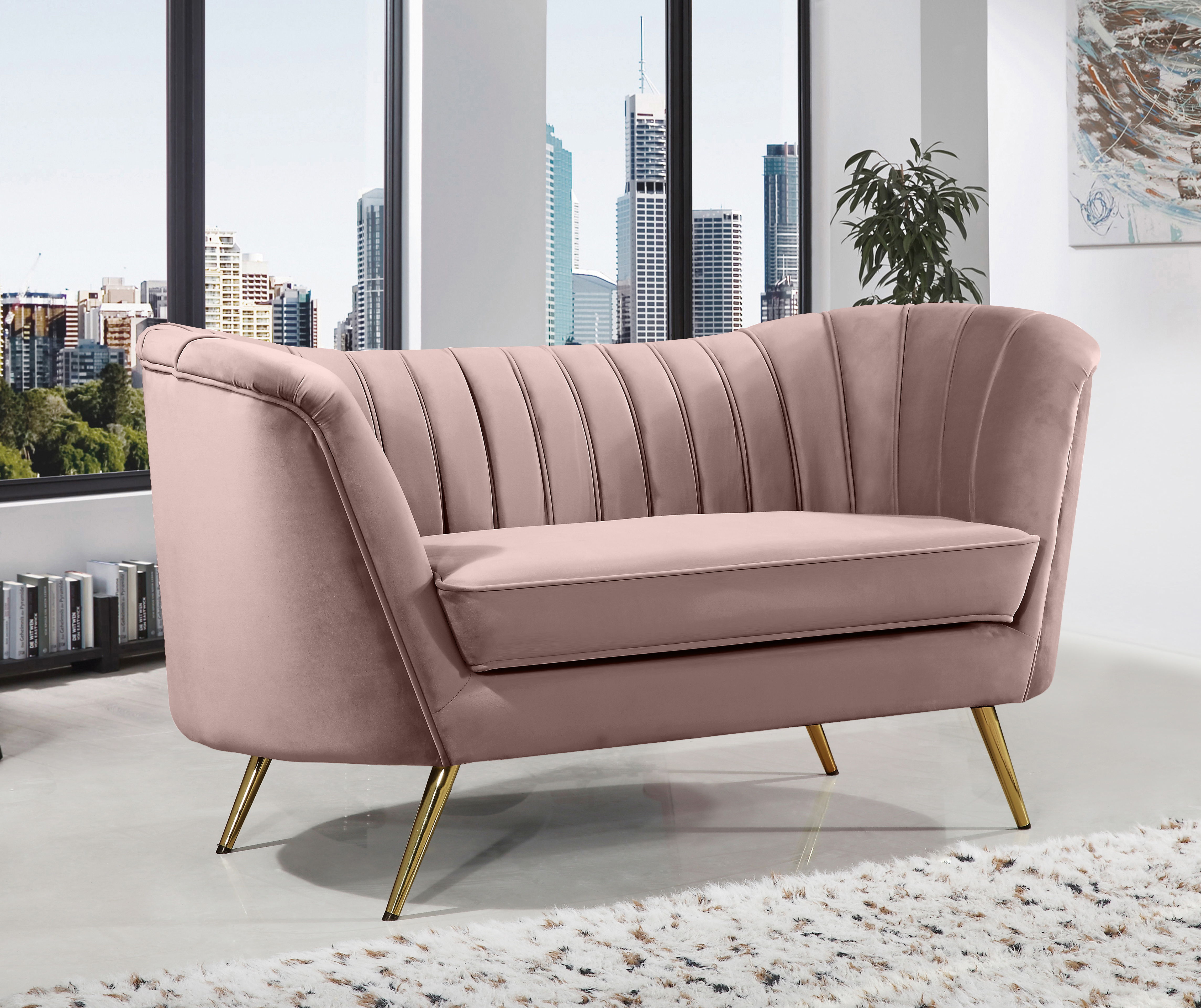 Margo - Loveseat - Pink