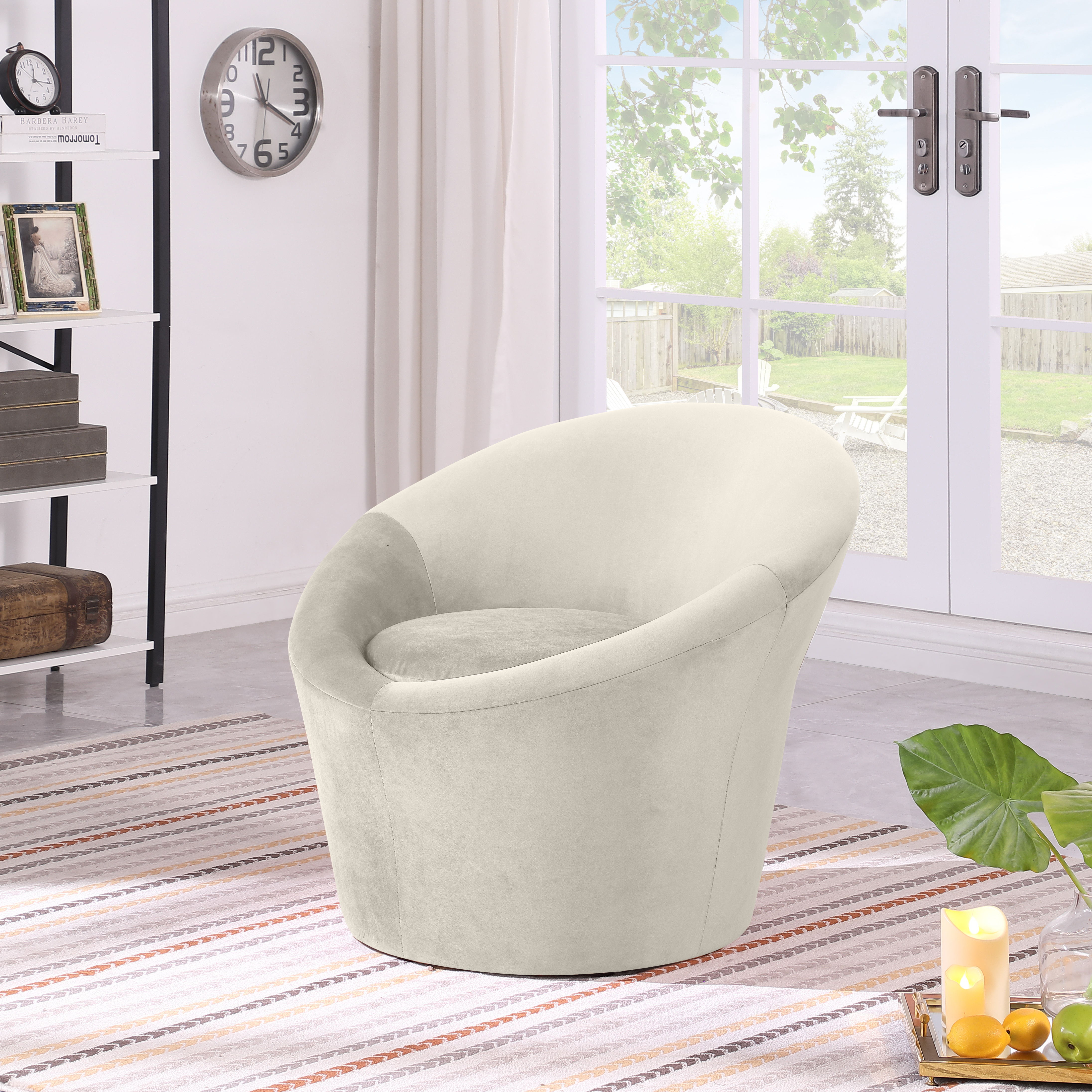 Tristan - Accent Chair - Cream