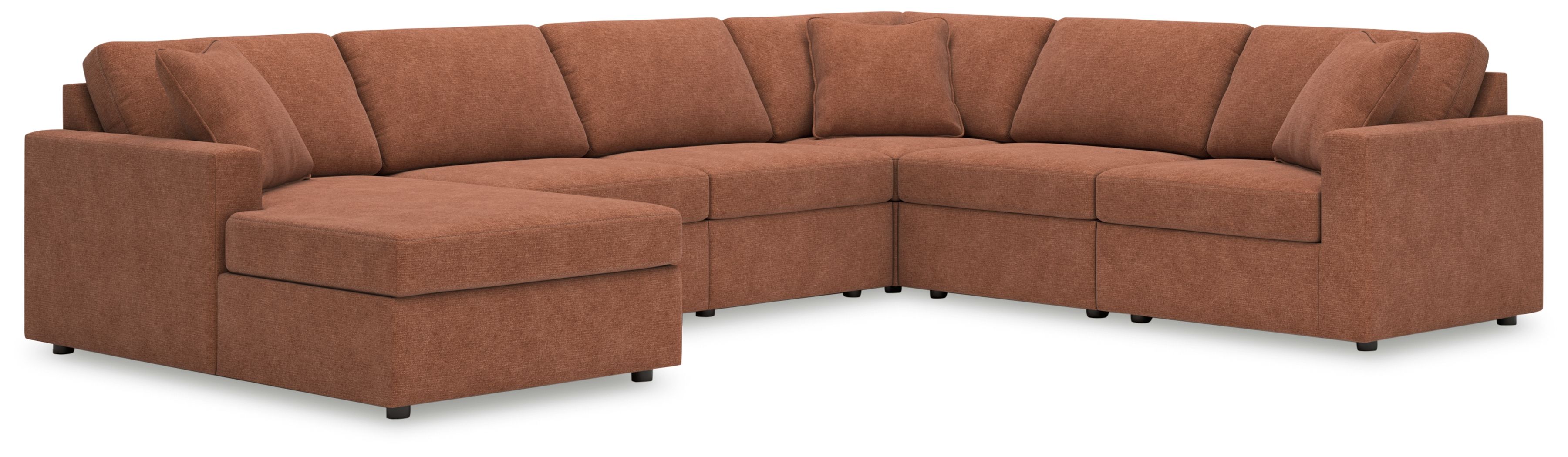 6 Pc · Sectional With Laf Corner Chaise