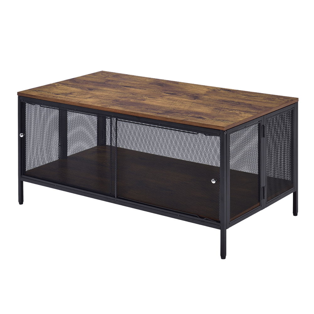 Winam - Coffee Table - Antique Oak & Black, light brown, view 2