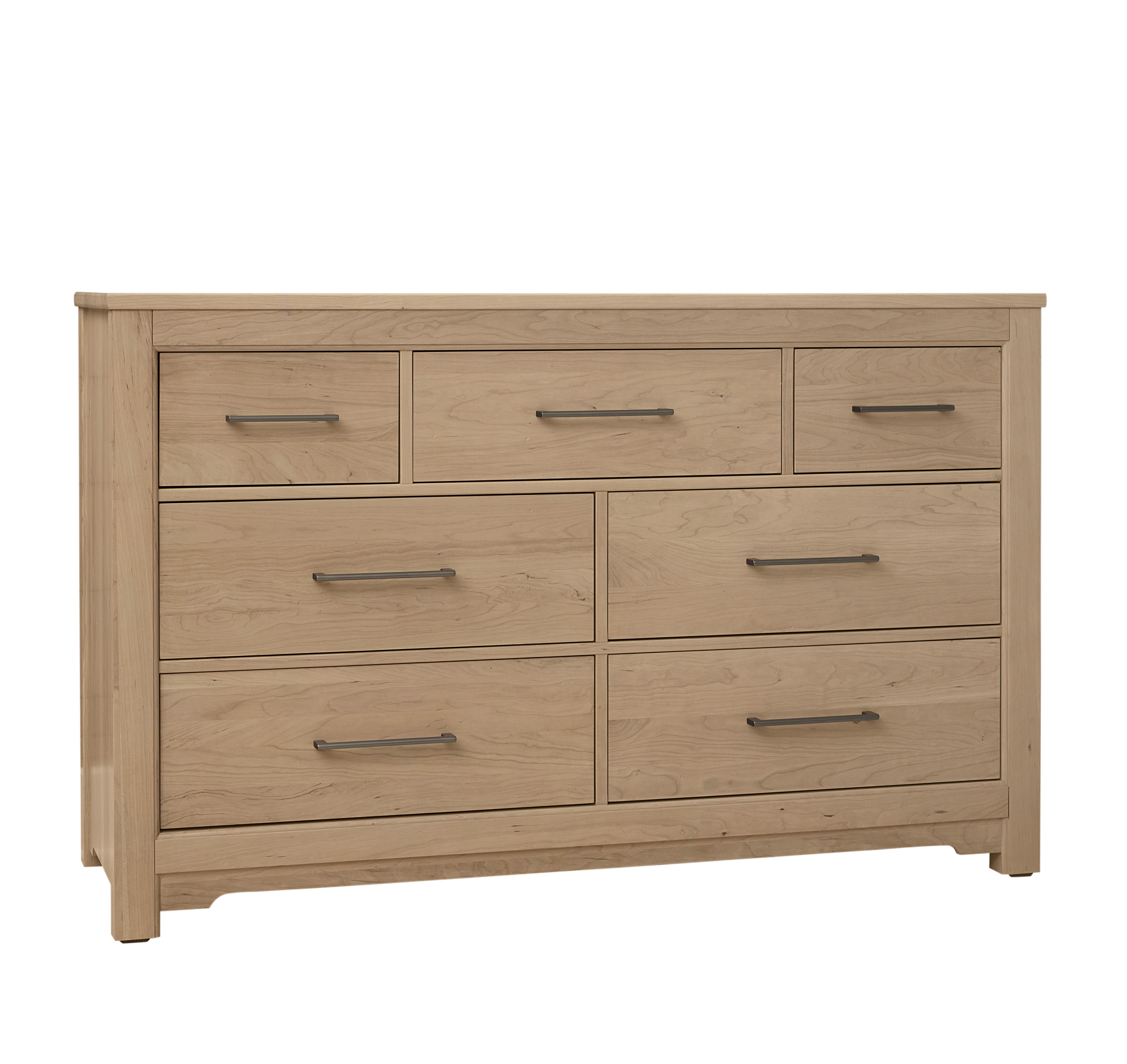 Vaughan-Bassett Crafted Cherry - Dresser - 7 Drawers - Bleached Cherry