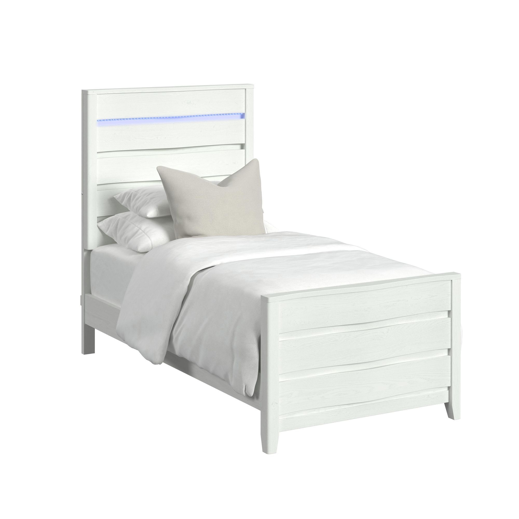 Twin Bed With LED