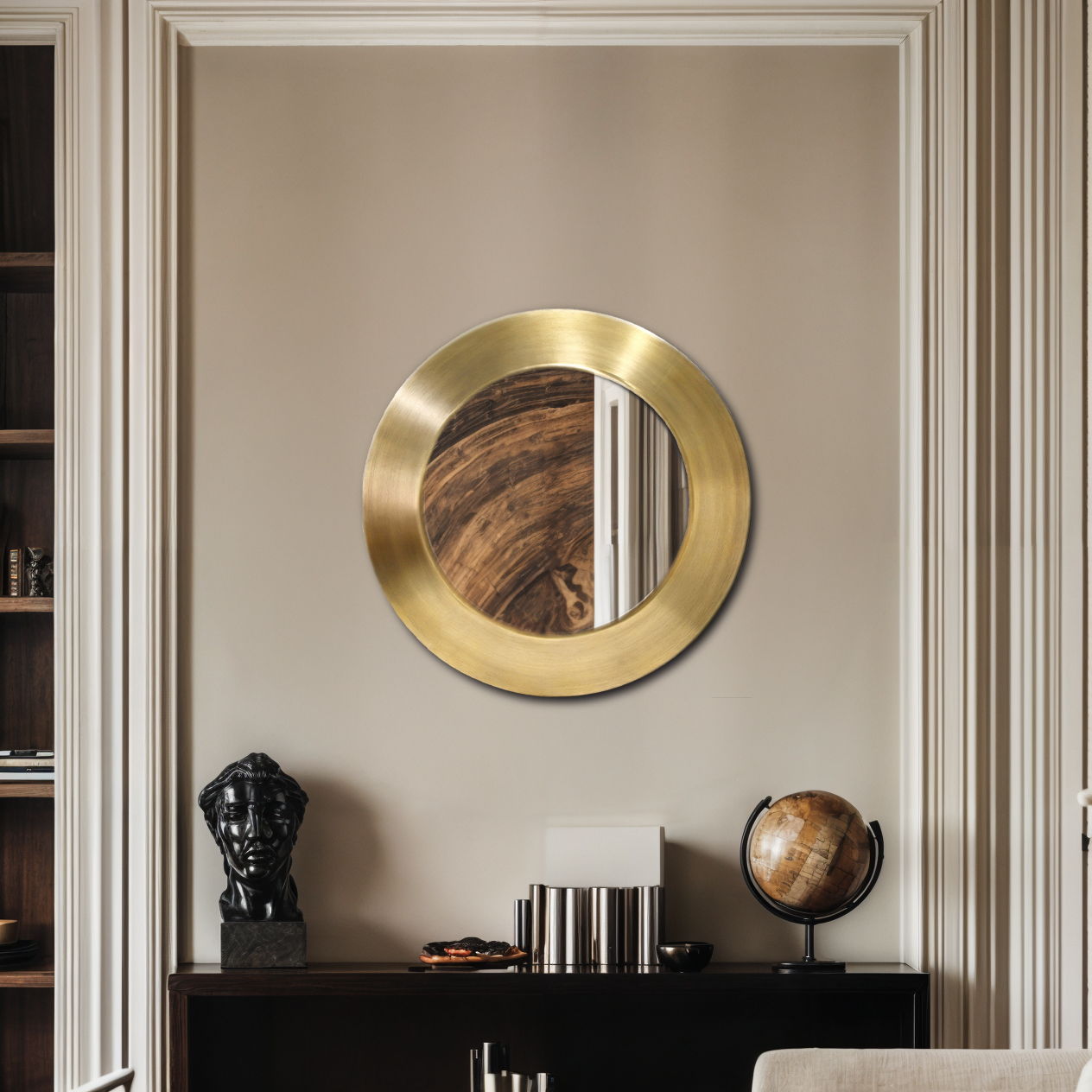 Sphere - 24" Mirror - Gold