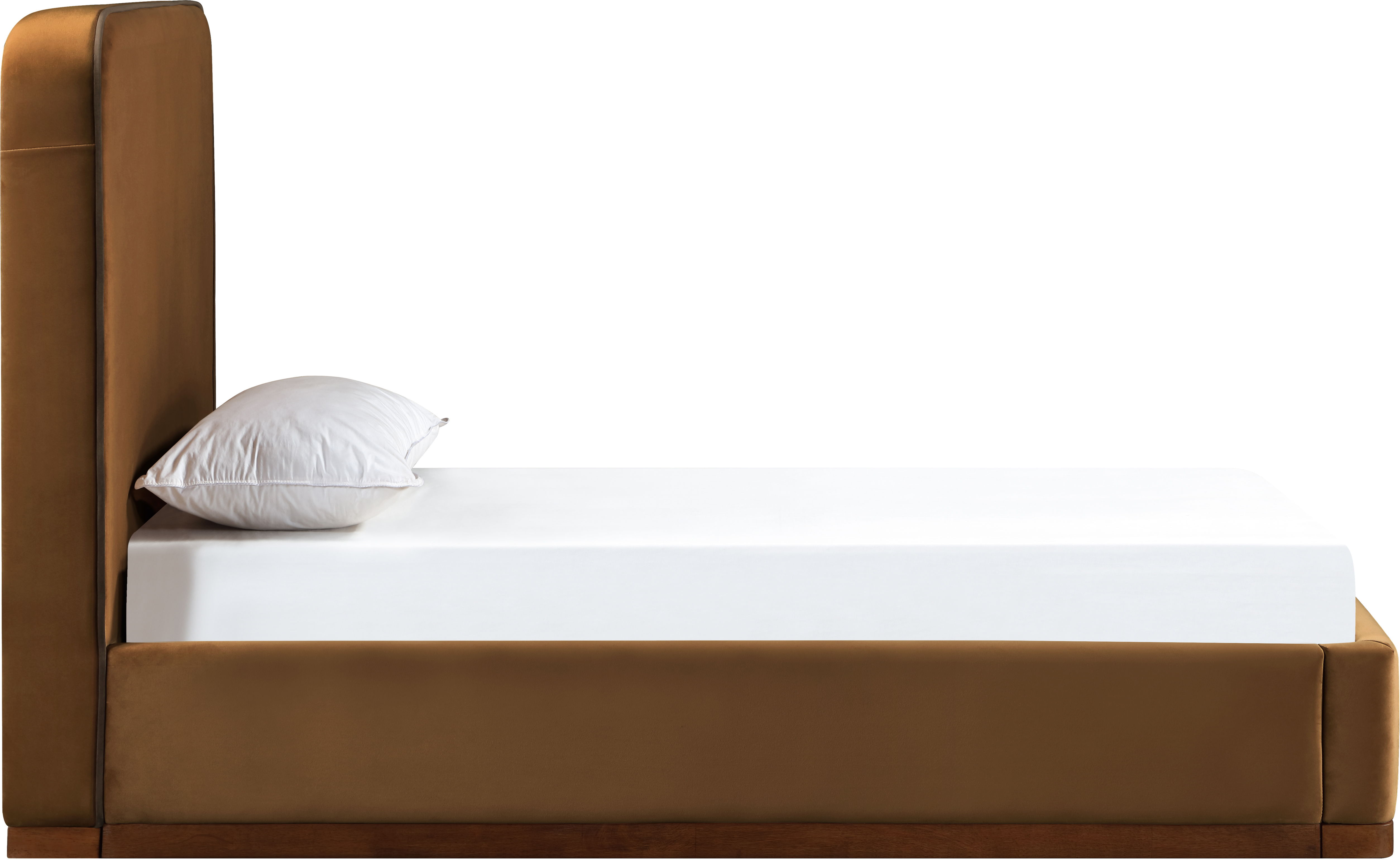 Rava - Twin Bed - Saddle / Brown