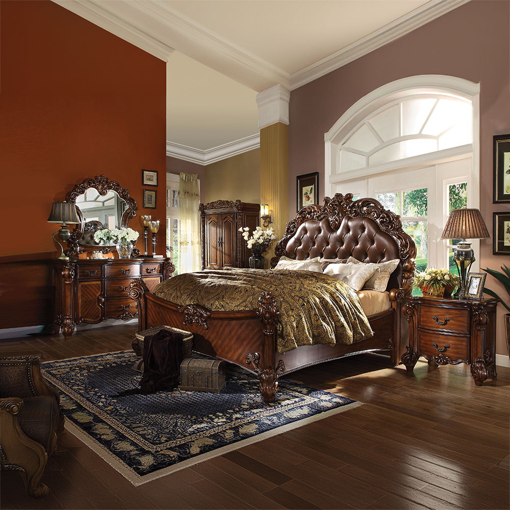 Vendome - Wardrobe/TV Armoire - Cherry, dark brown, view 6