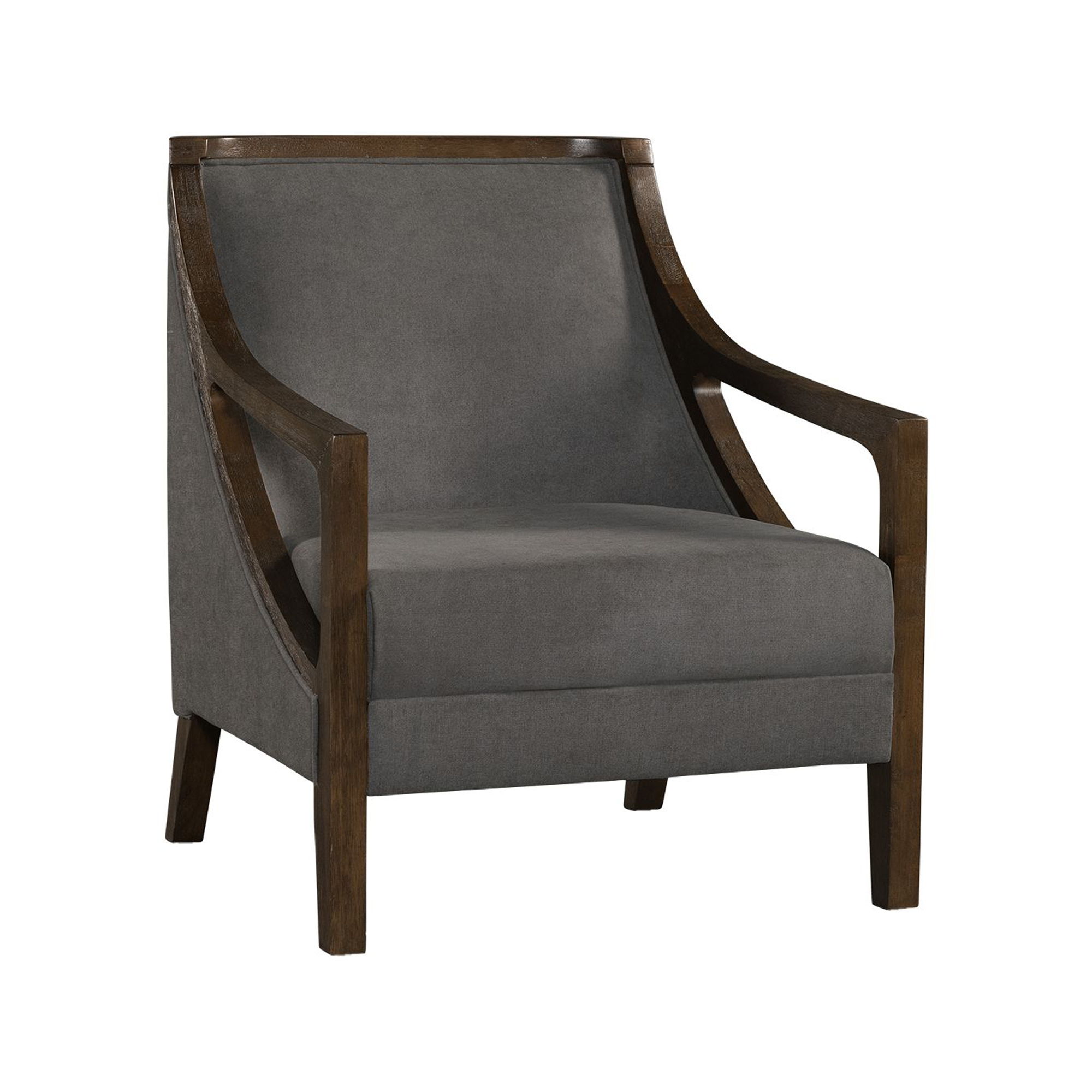 Hopkins - 28" Accent Chair - Brown Frame
