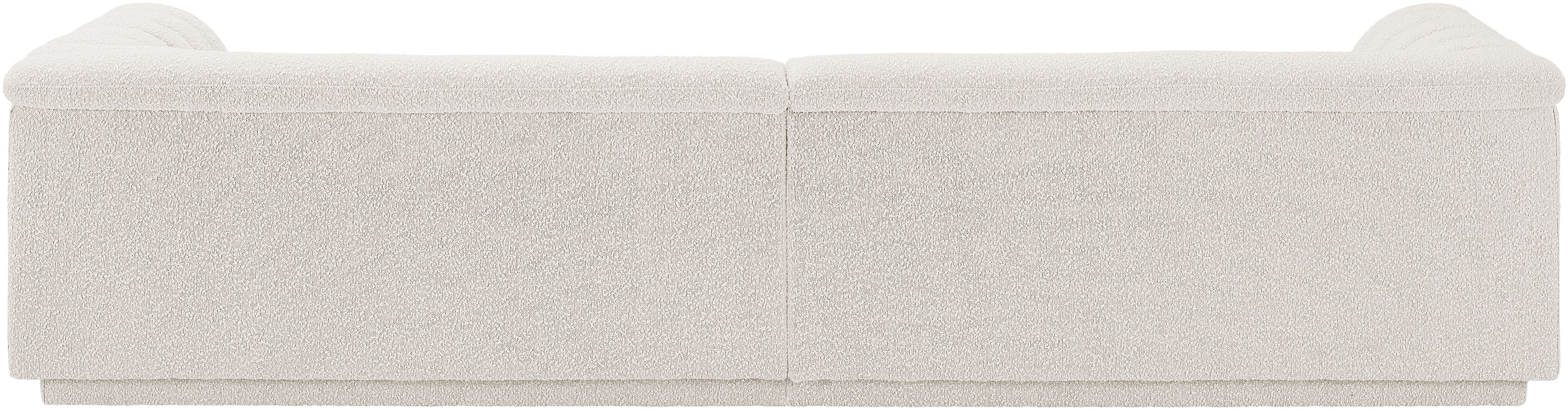 Cascade - Boucle Modular Sofa - Cream