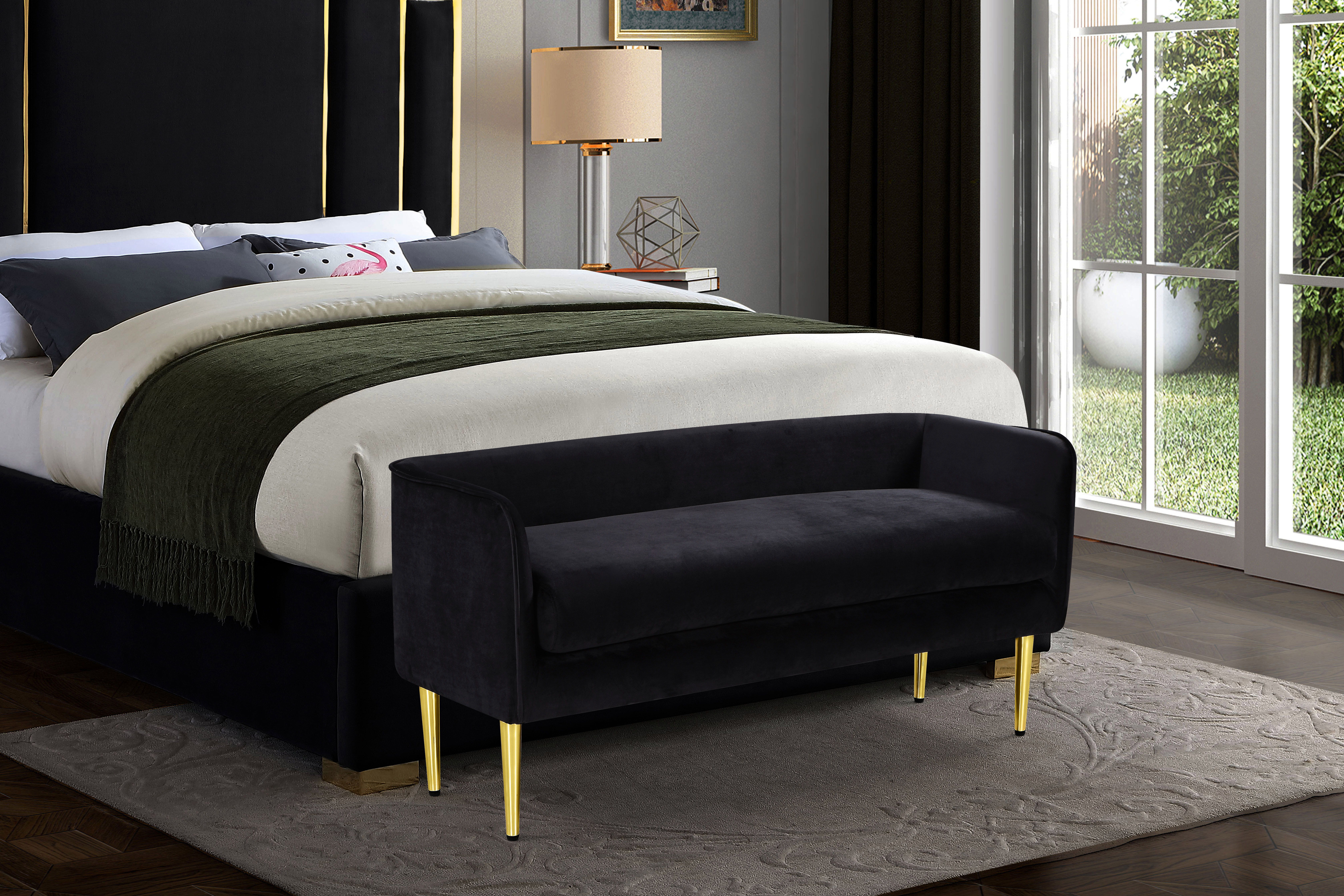 Audrey - Bench - Black