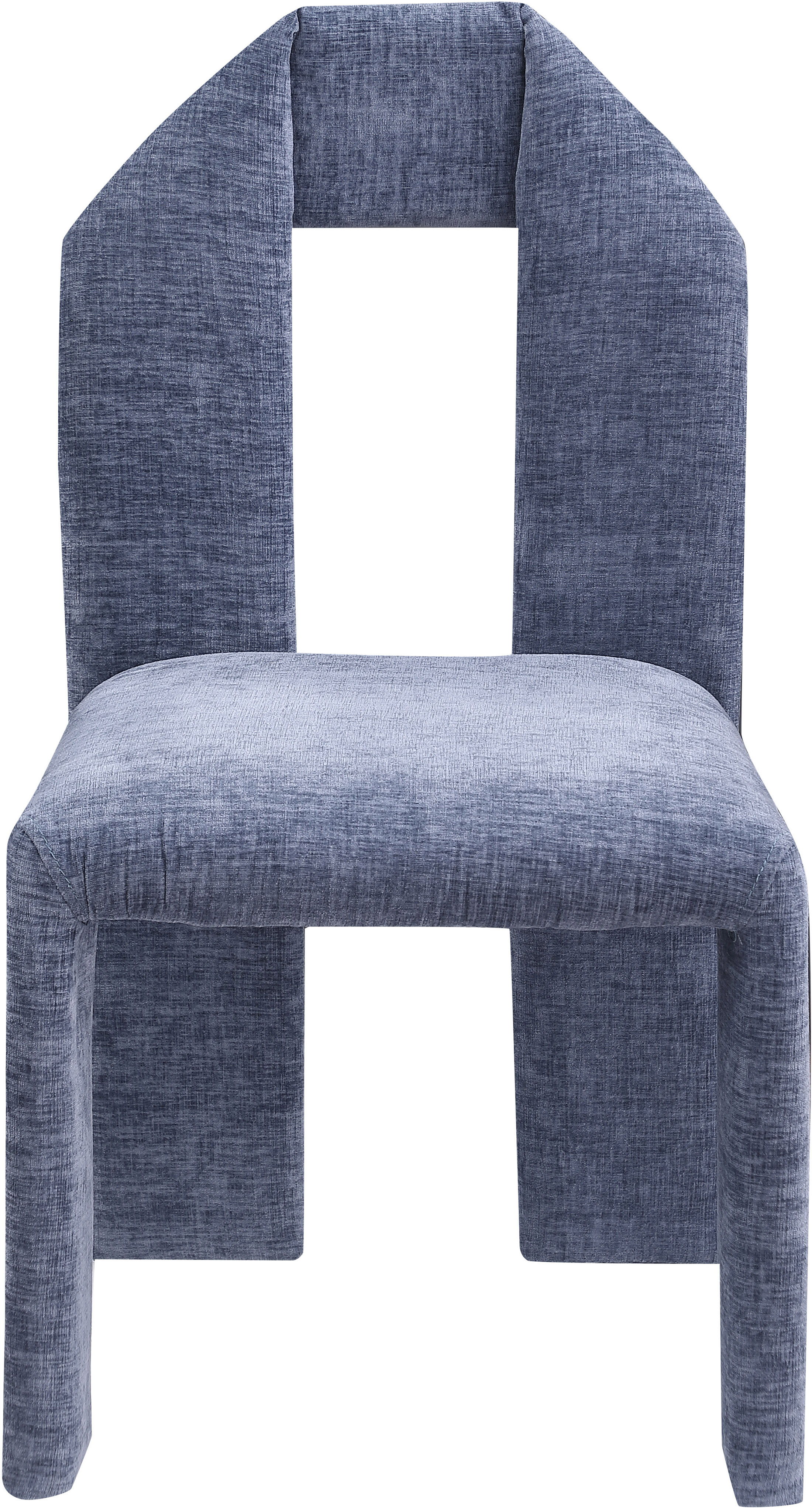 Bennett - Chenille Dining Chair (Set of 2) - Light Blue
