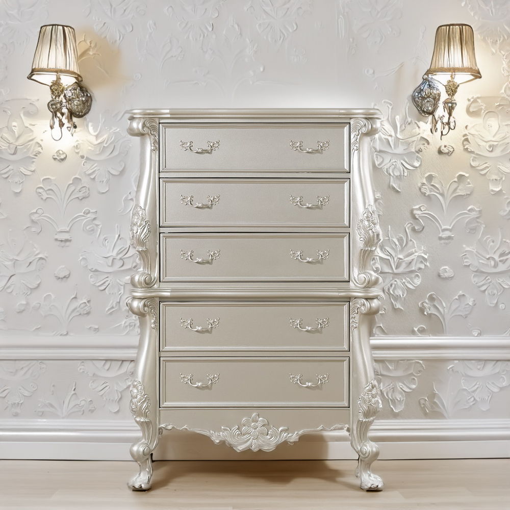 Bently - Chest - Champagne, white, view 3