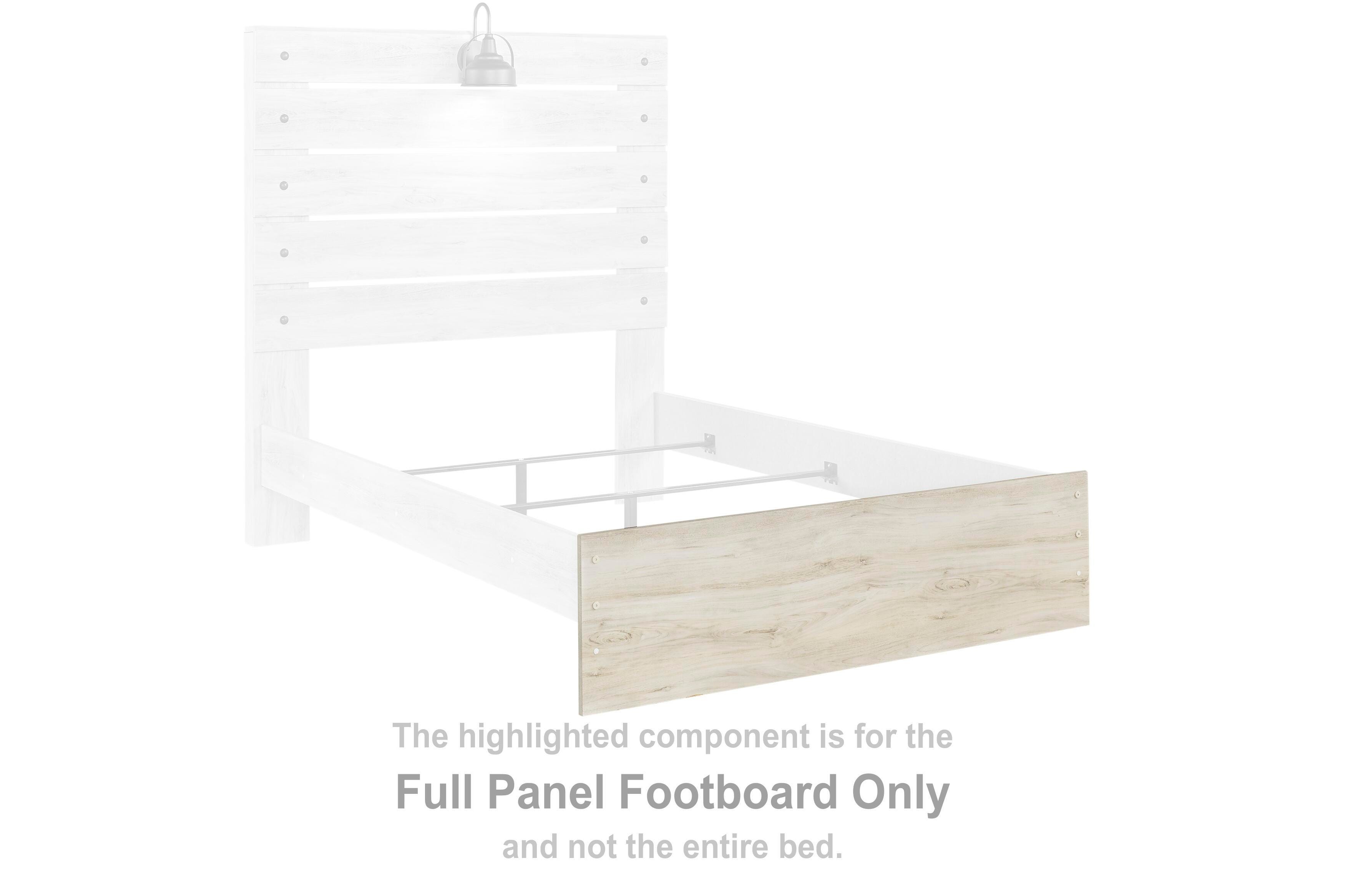 Cambeck – Full Panel Footboard – Whitewash
