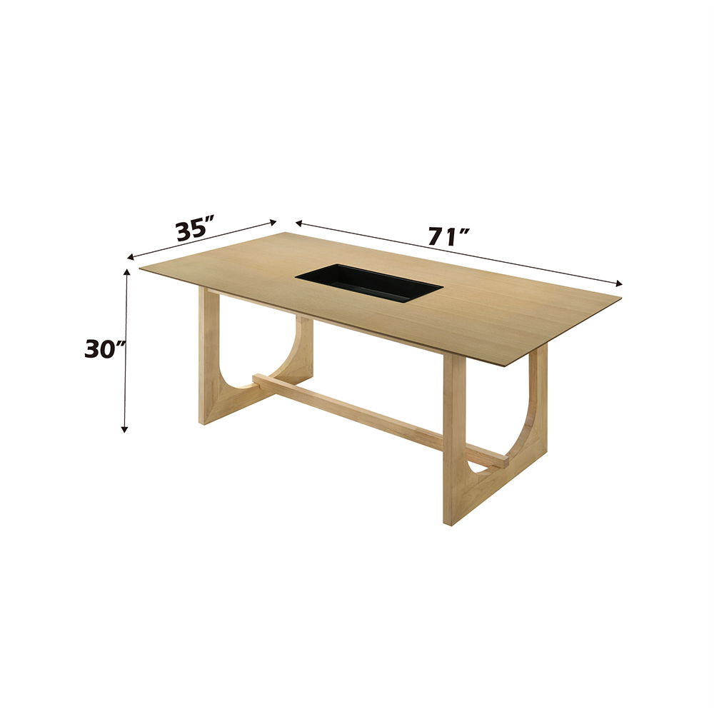 Blayde - Dining Table - Natural, light brown, view 5