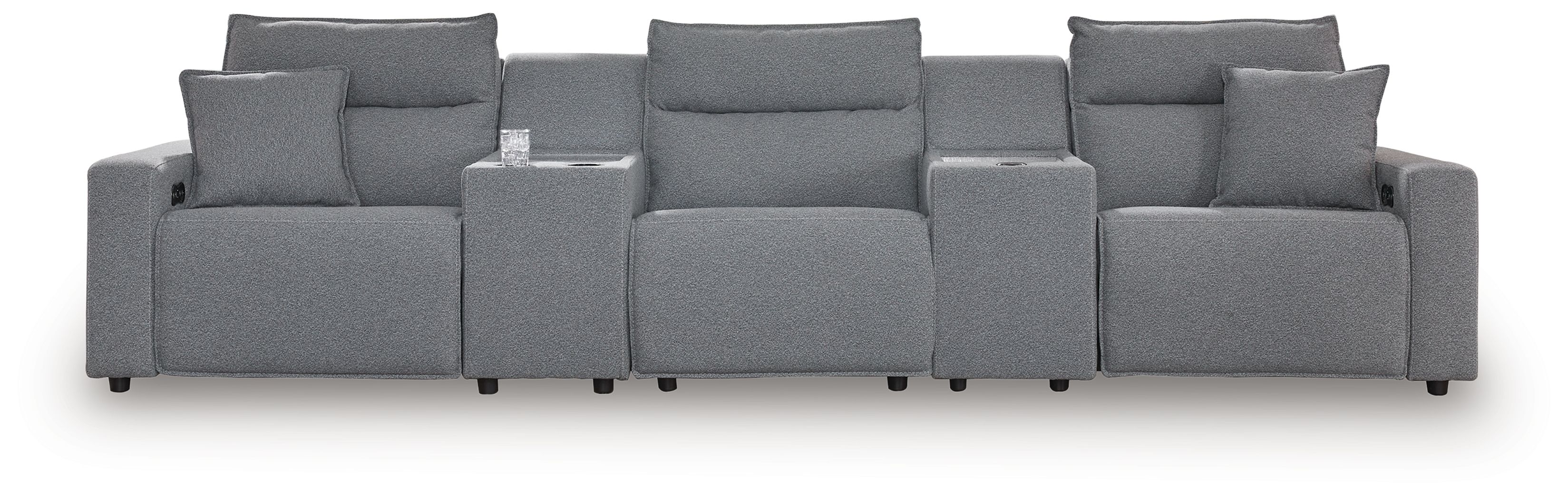 5 Pc · Power Reclining Sectional With 2 Consoles