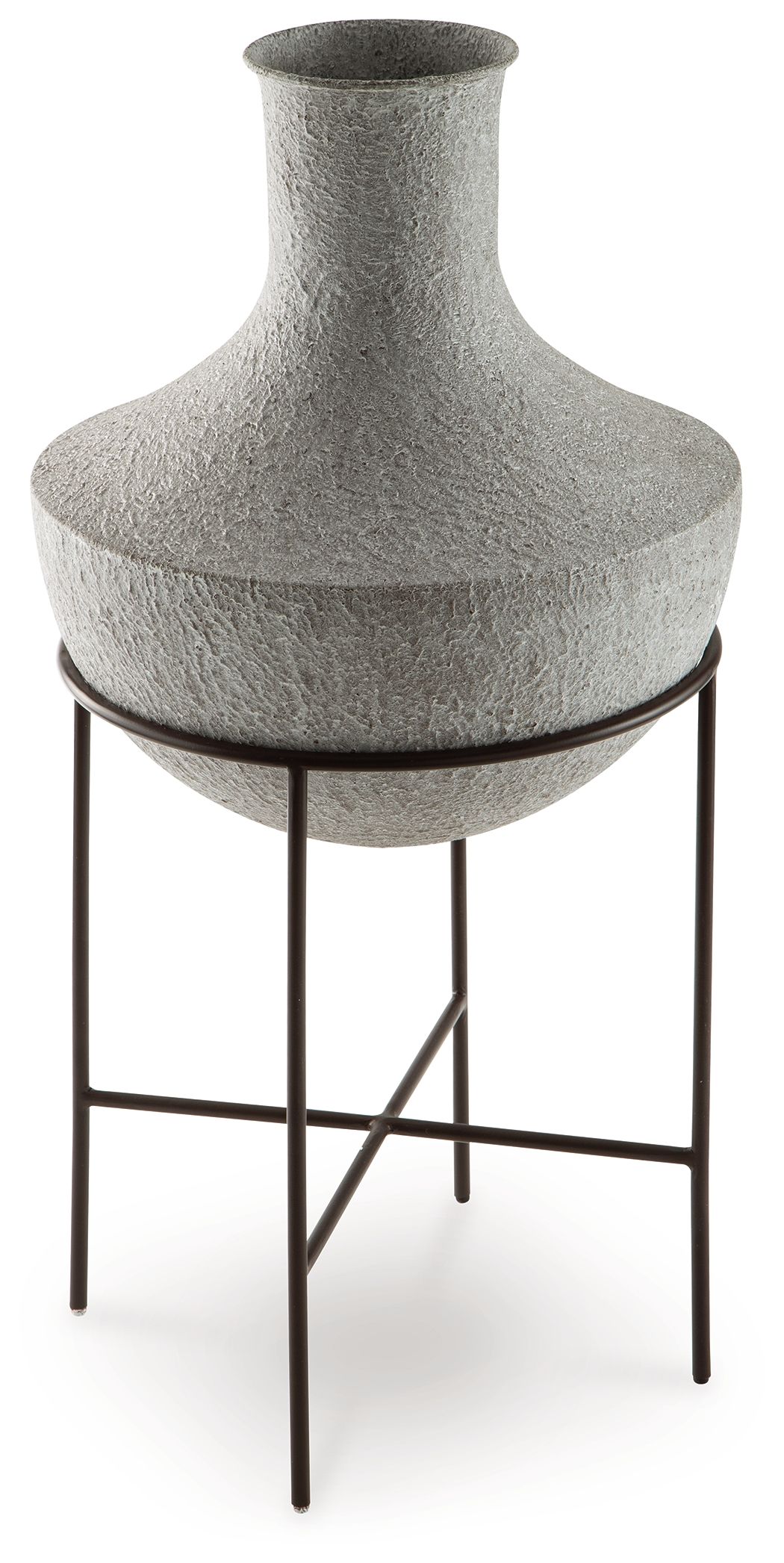 Estonbank - Vase - 30" - Distressed Cream